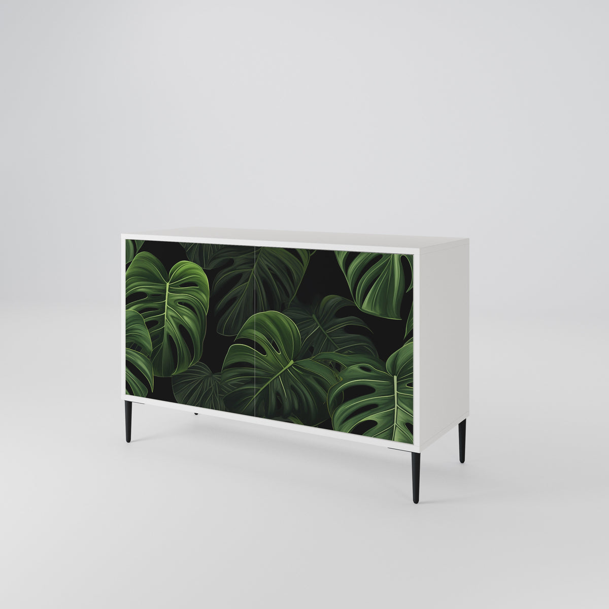 INFINITE MONSTERA Skänk med två dörrar