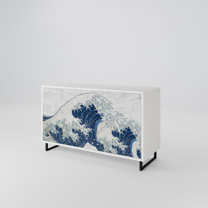 THE GREAT WAVE AT KANAGAWA Skänk med två dörrar