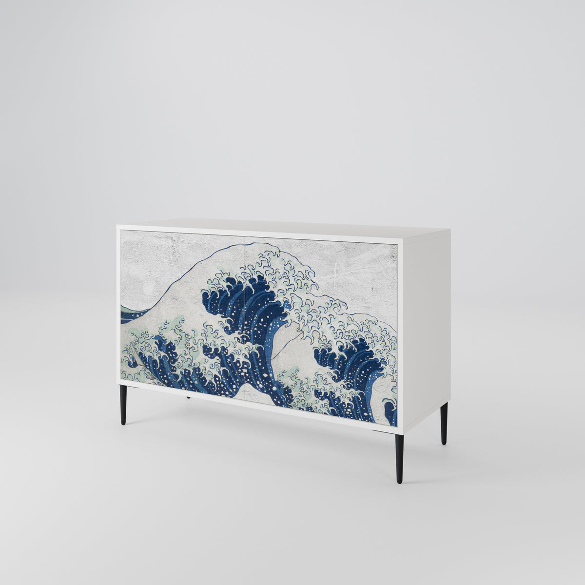 THE GREAT WAVE AT KANAGAWA Skänk med två dörrar