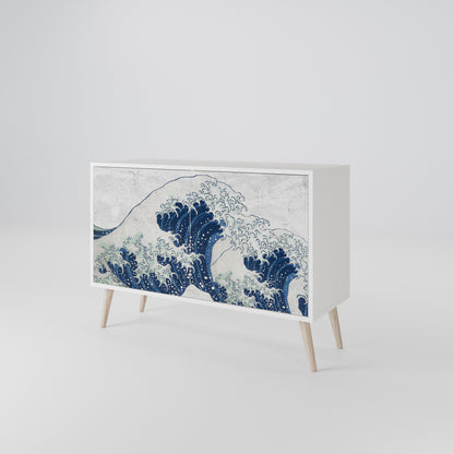 THE GREAT WAVE AT KANAGAWA Skänk med två dörrar