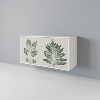 GREEN LEAFY STAMPS Skänk med två dörrar