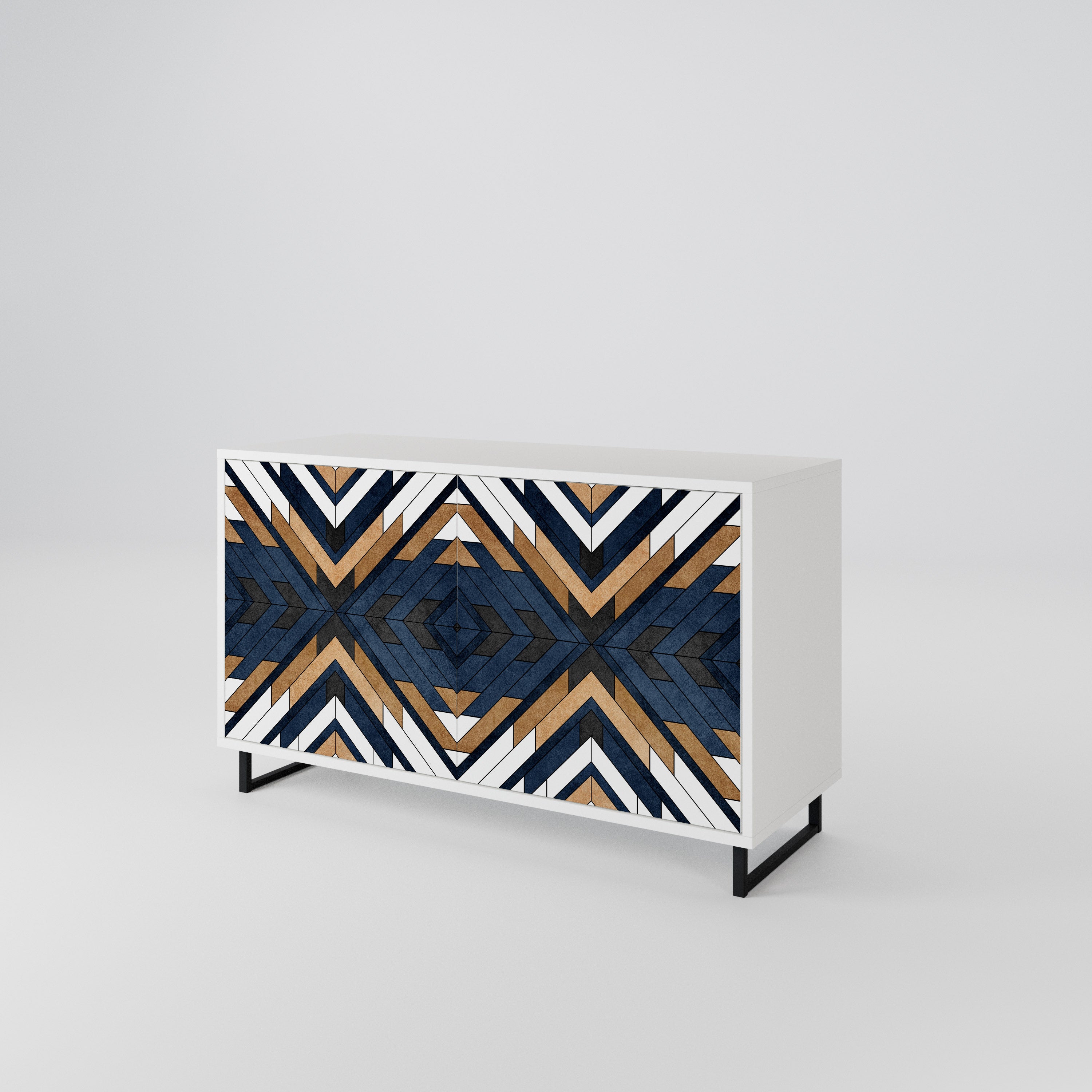 ARTFUL GEOMETRY 2-Door Sideboard