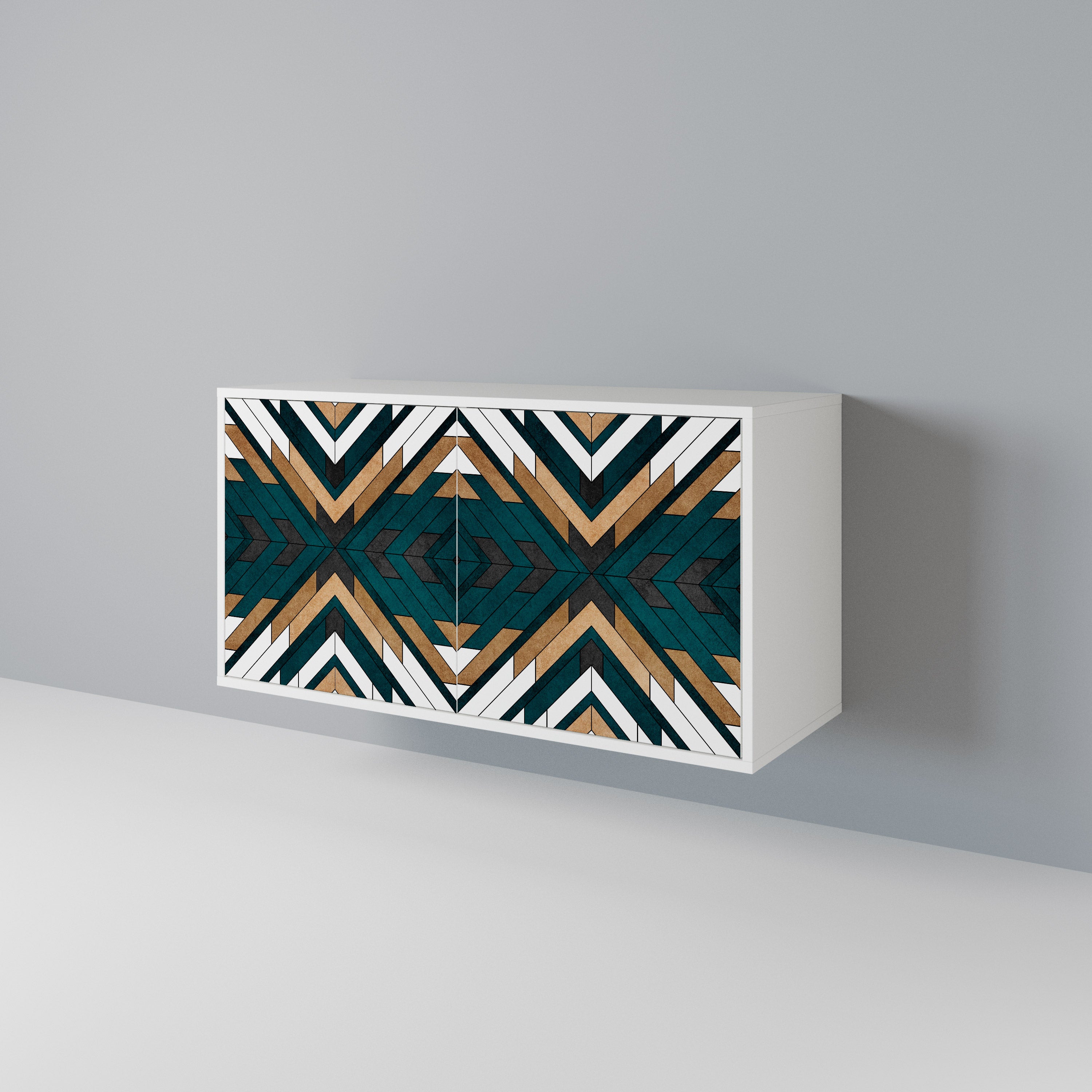 ARTISTIC GEOMETRY 2-Door Sideboard