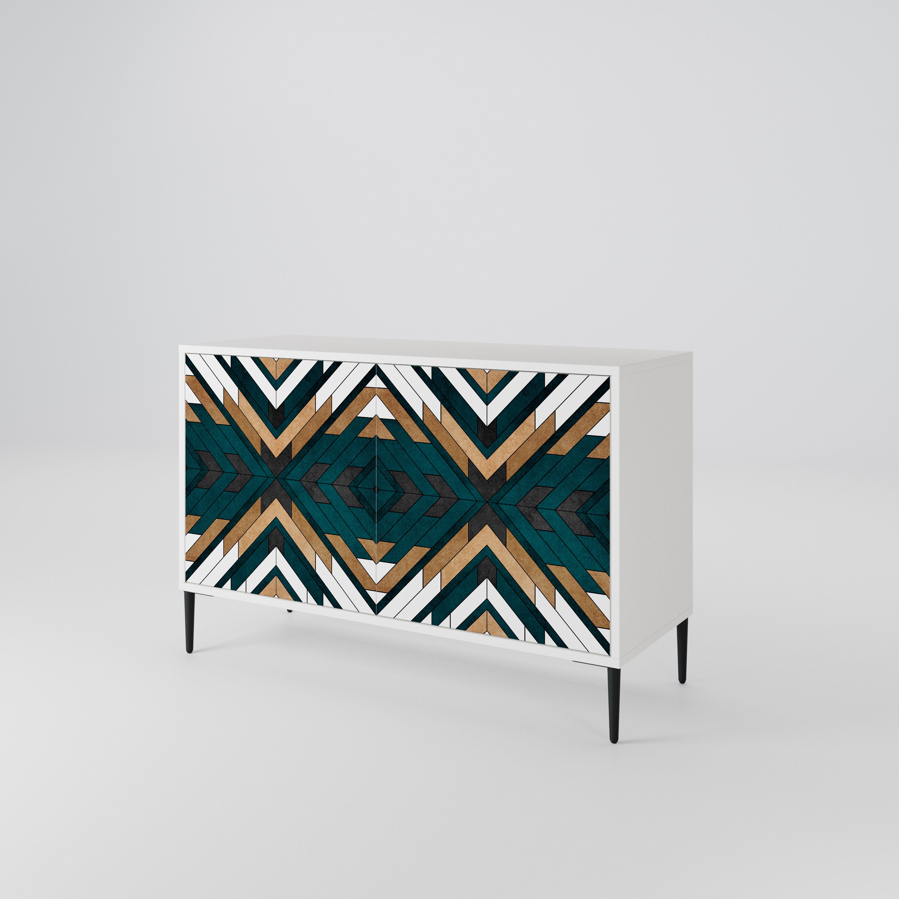 ARTISTIC GEOMETRY 2-Door Sideboard