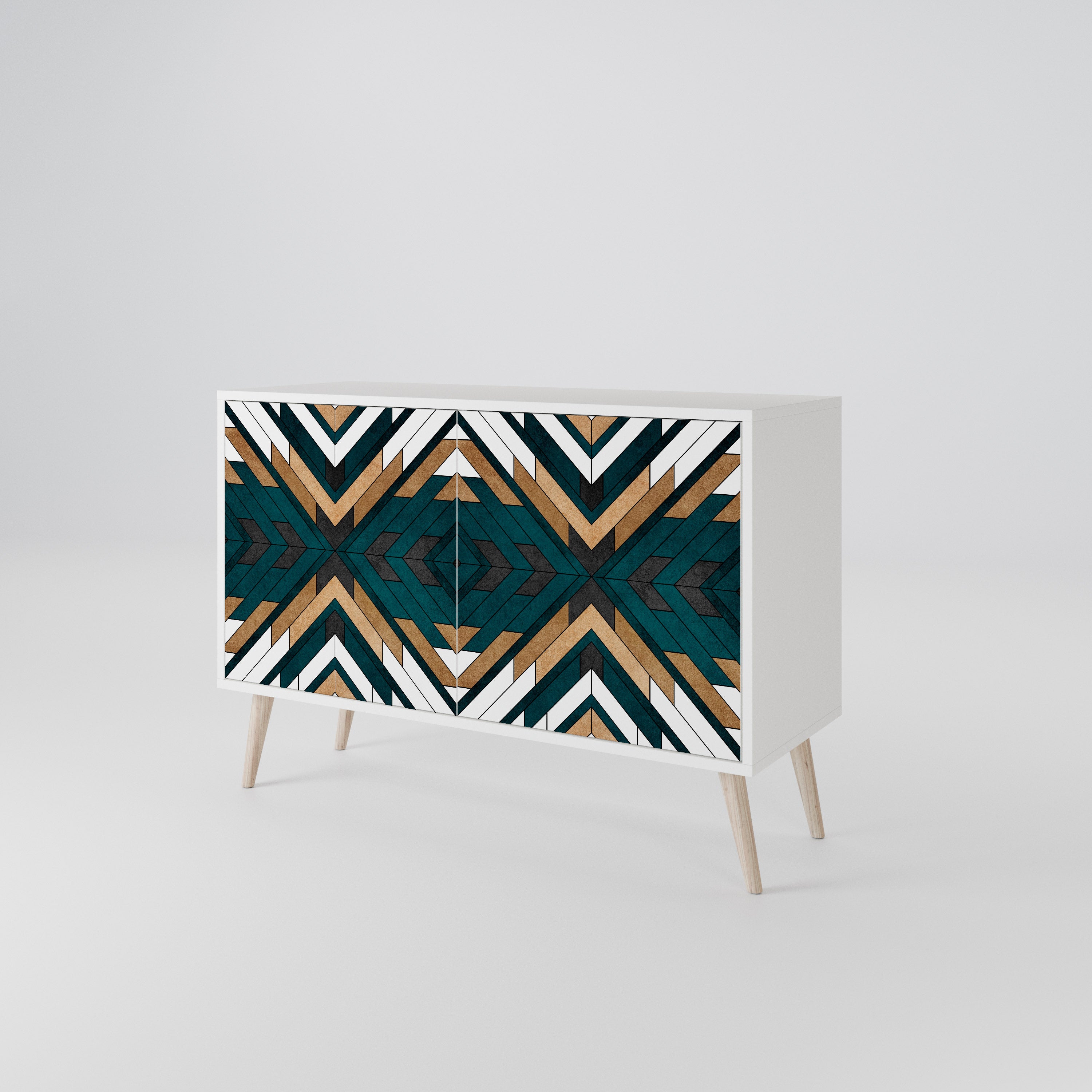 ARTISTIC GEOMETRY 2-Door Sideboard
