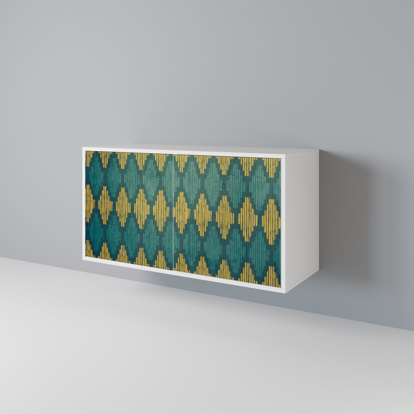 POLYGONS Skänk med två dörrar