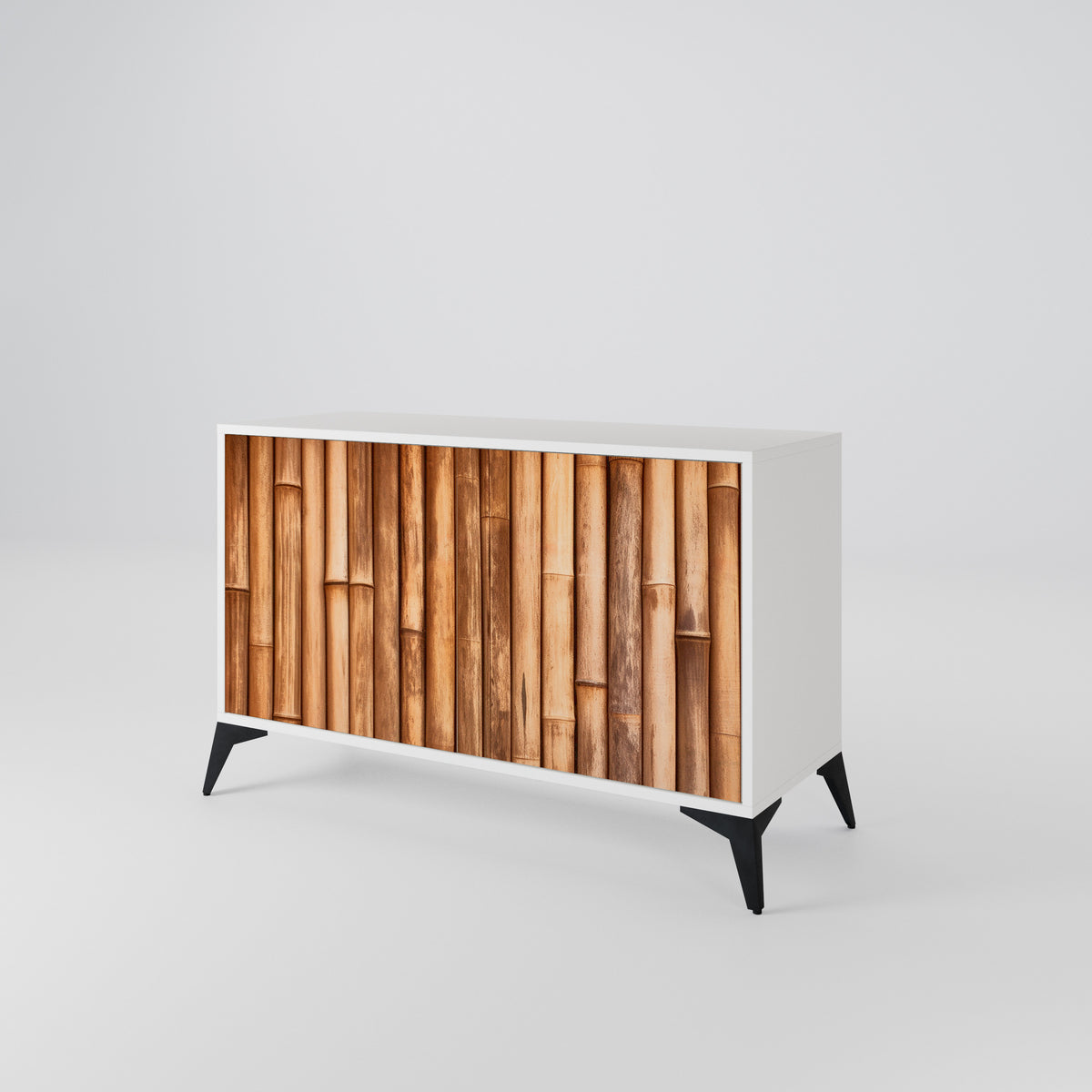 NATURAL WOOD 2-Door Sideboard
