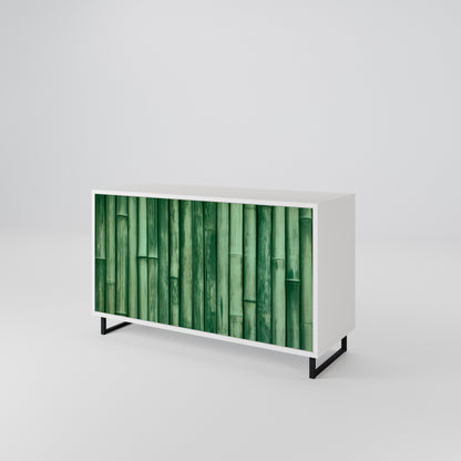 NATURAL GREEN Skänk med två dörrar