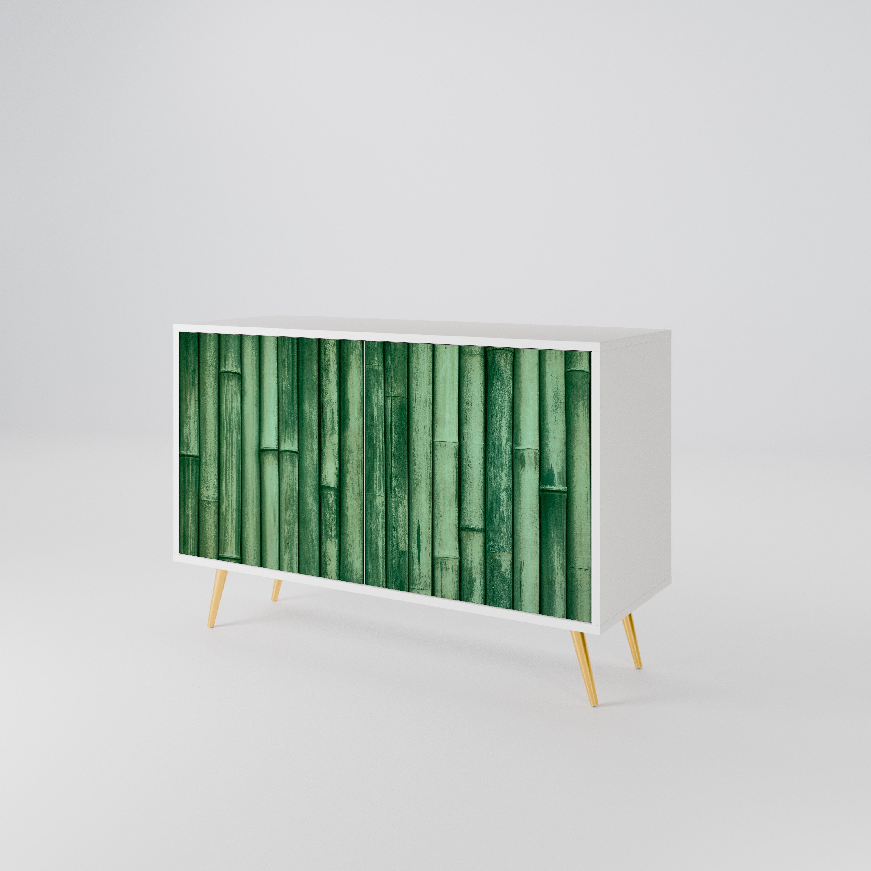 NATURAL GREEN Skänk med två dörrar