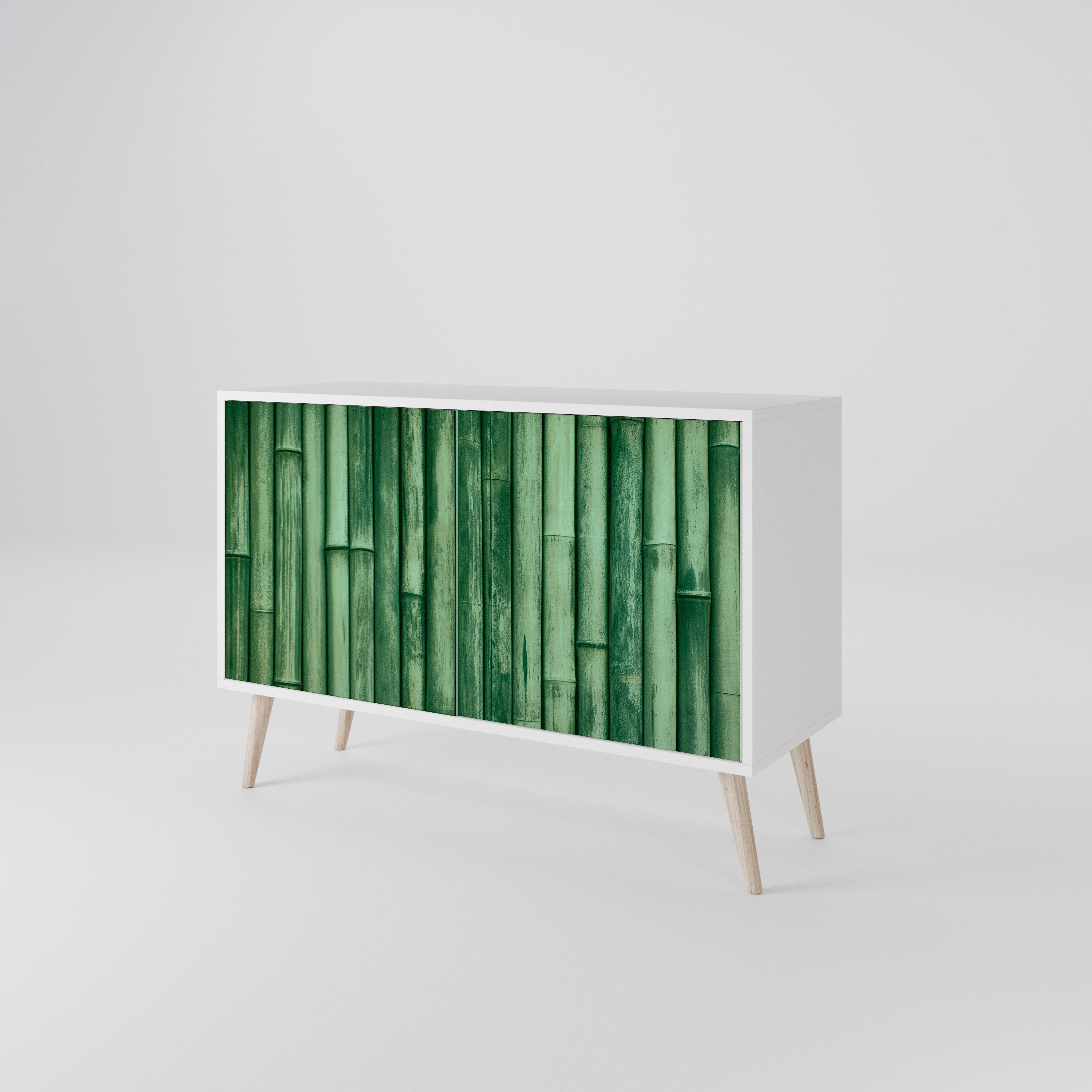 NATURAL GREEN Skänk med två dörrar