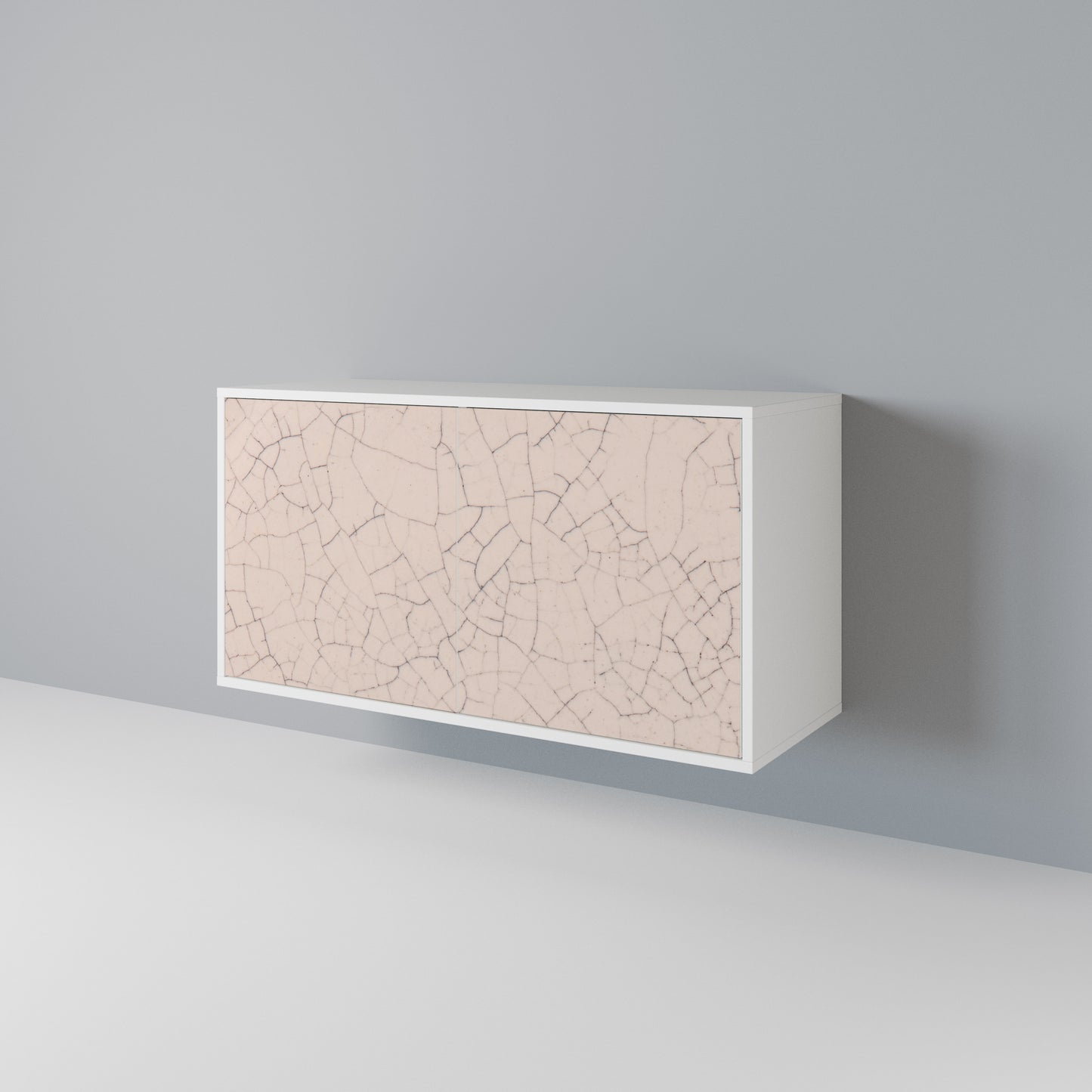 CERAMIC TEXTURE Skänk med två dörrar