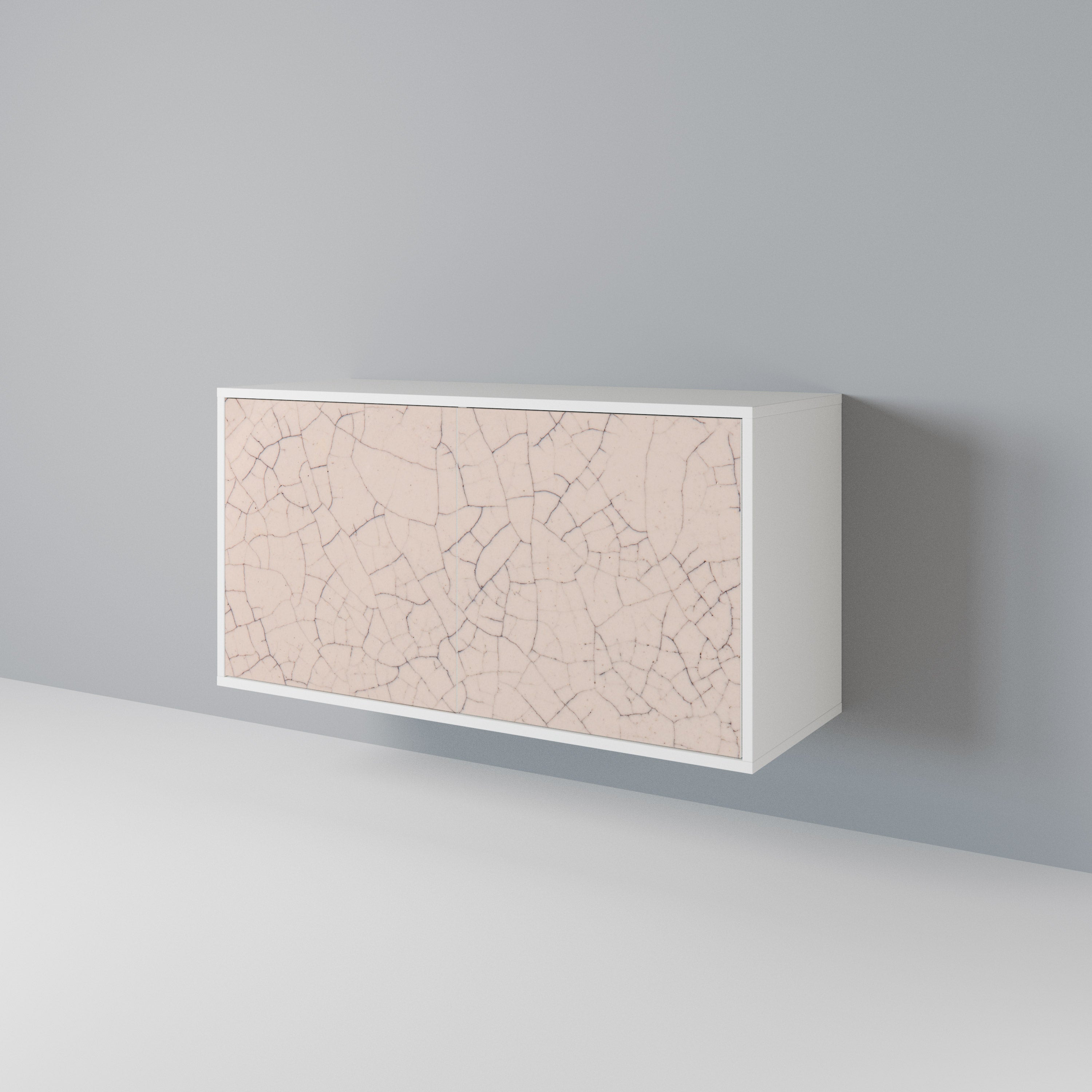 CERAMIC TEXTURE Skänk med två dörrar