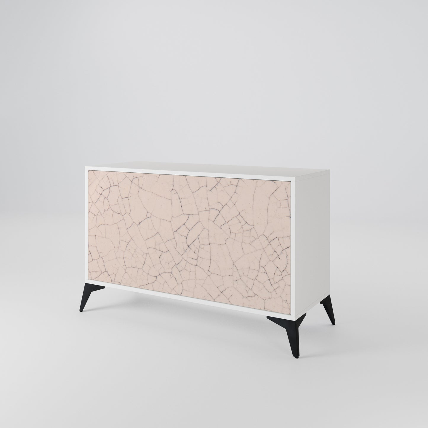 CERAMIC TEXTURE Skänk med två dörrar
