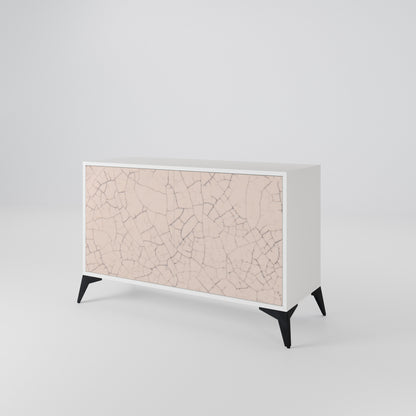 CERAMIC TEXTURE Skänk med två dörrar