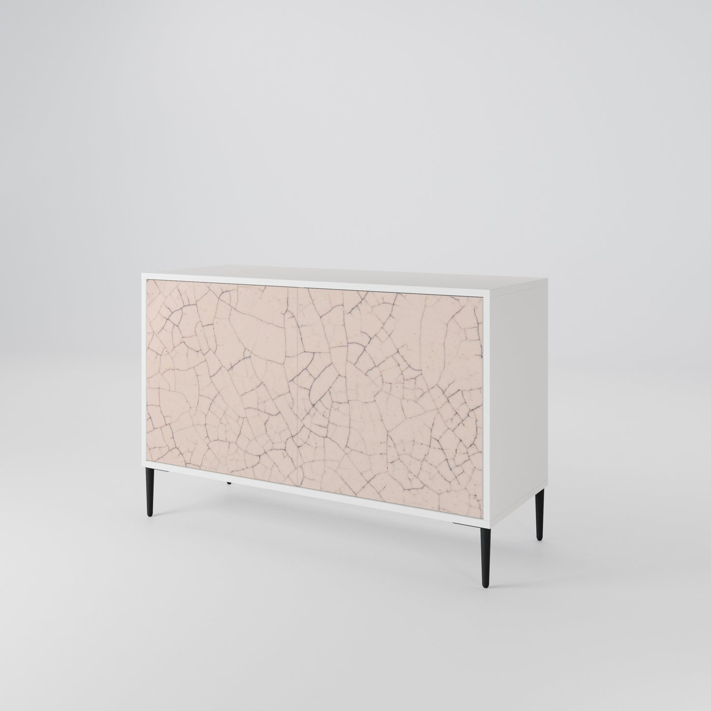 CERAMIC TEXTURE Skänk med två dörrar