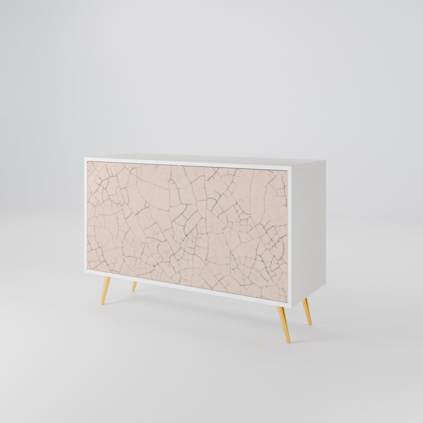 CERAMIC TEXTURE Skänk med två dörrar
