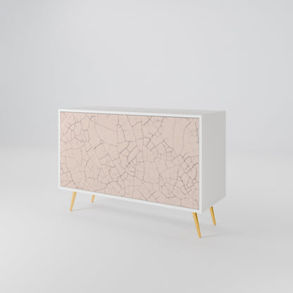 CERAMIC TEXTURE Skänk med två dörrar