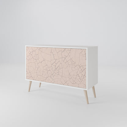 CERAMIC TEXTURE Skänk med två dörrar