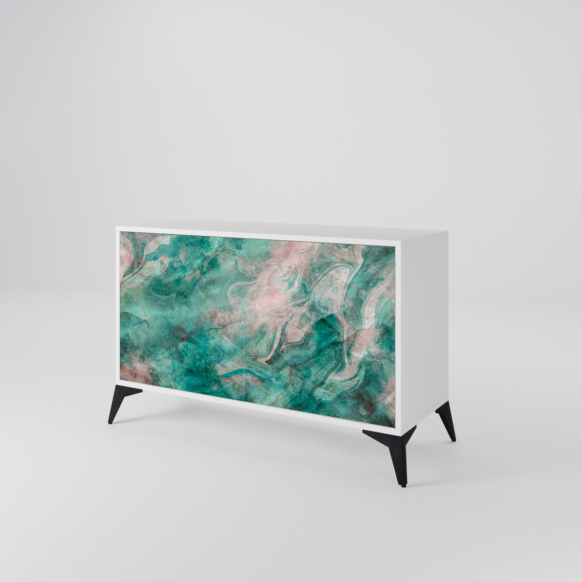 ABSTRACT ALCHEMY Skänk med två dörrar