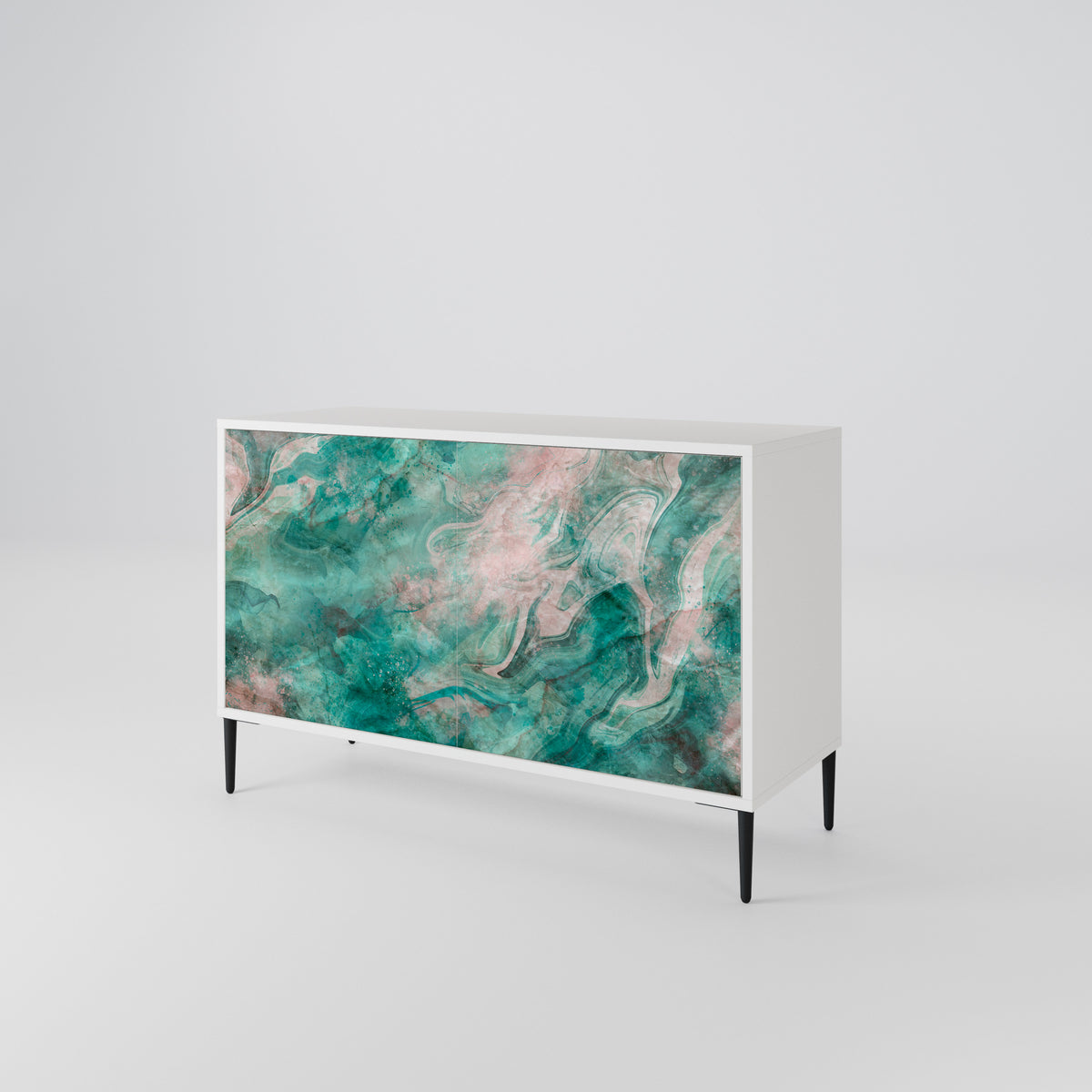 ABSTRACT ALCHEMY Skänk med två dörrar