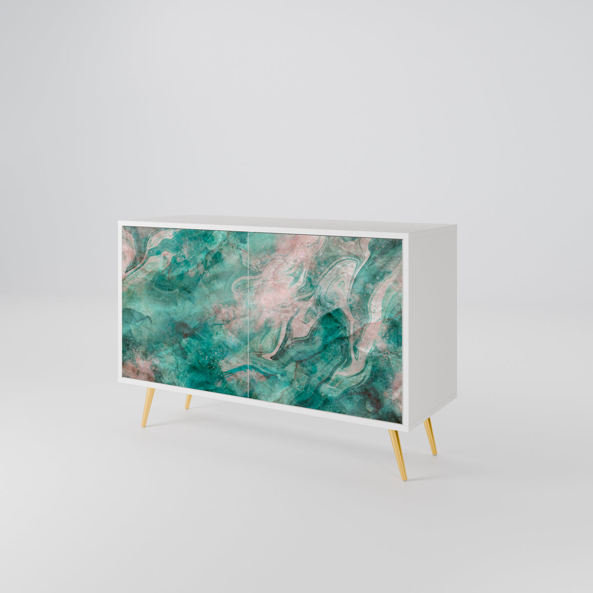 ABSTRACT ALCHEMY Skänk med två dörrar