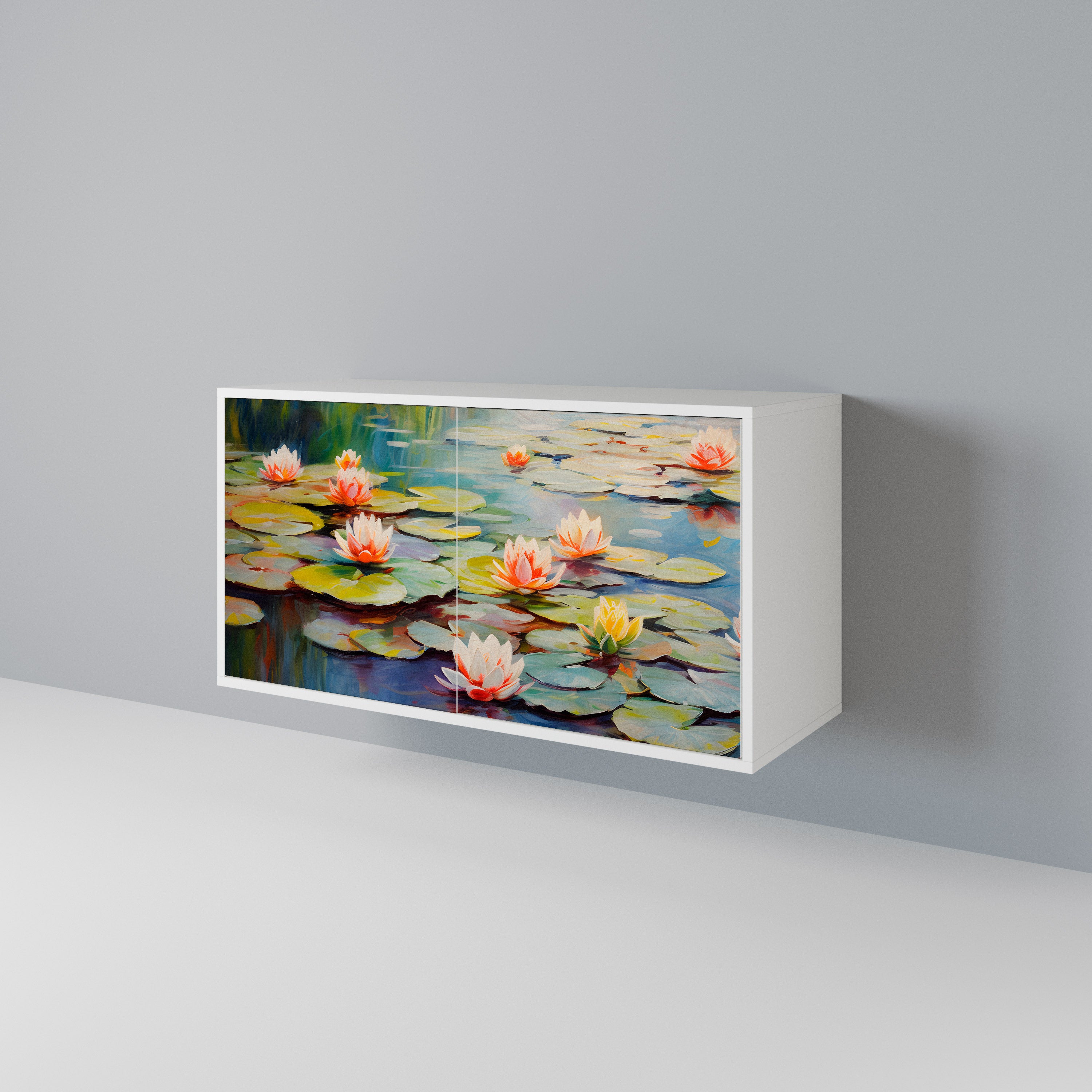 BLOOMING WATERS 2-Door Sideboard