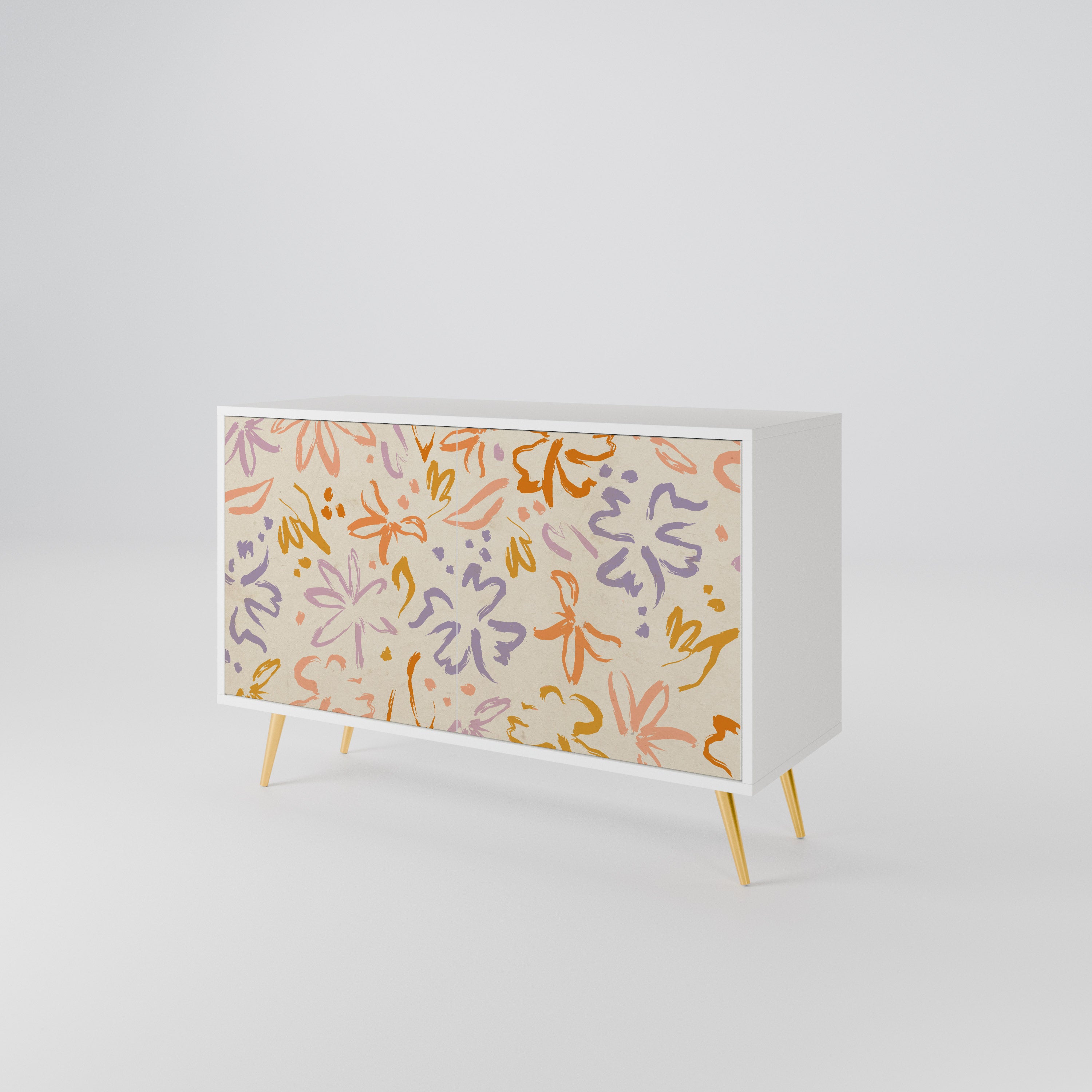 SPRING WHIMSY Skänk med två dörrar