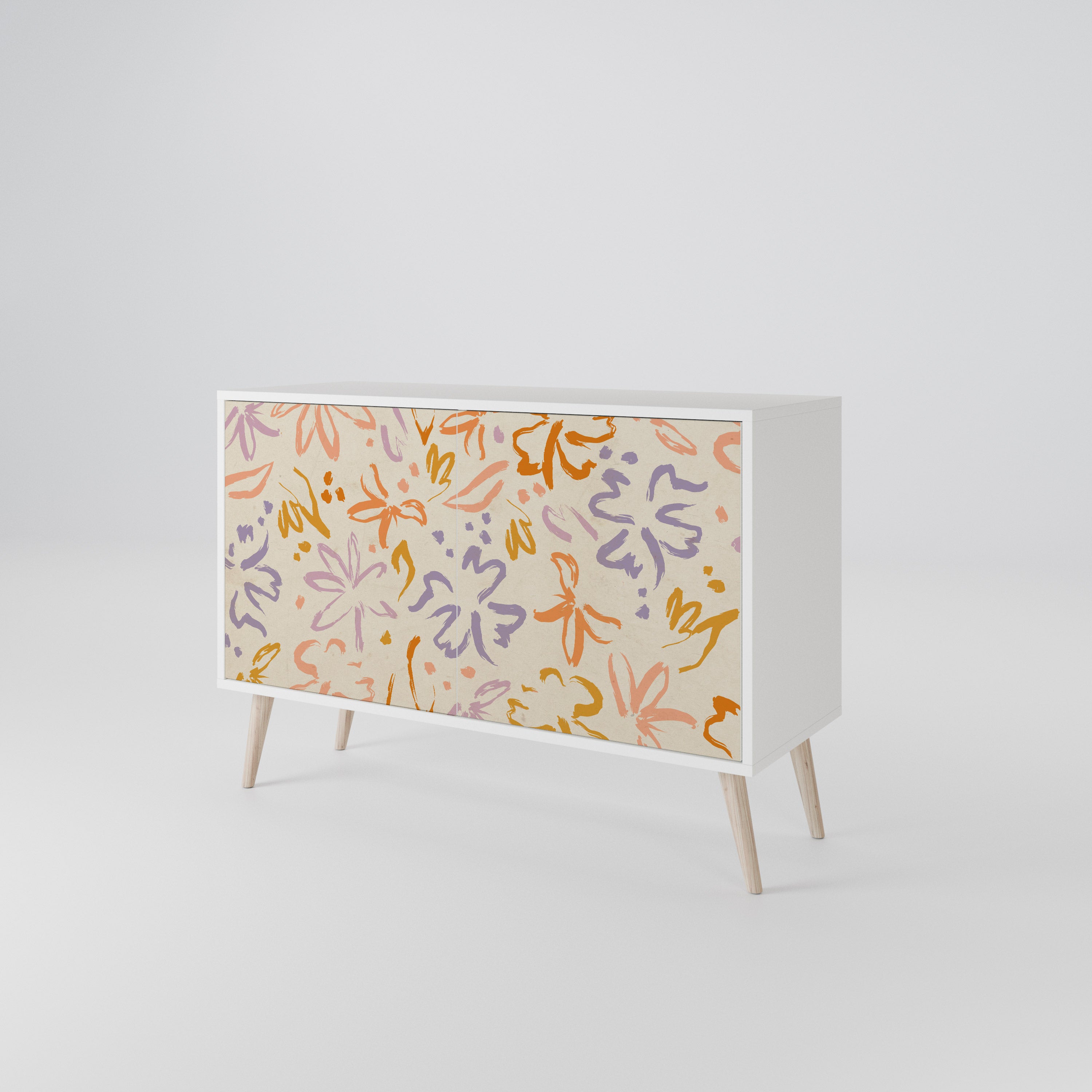 SPRING WHIMSY Skänk med två dörrar