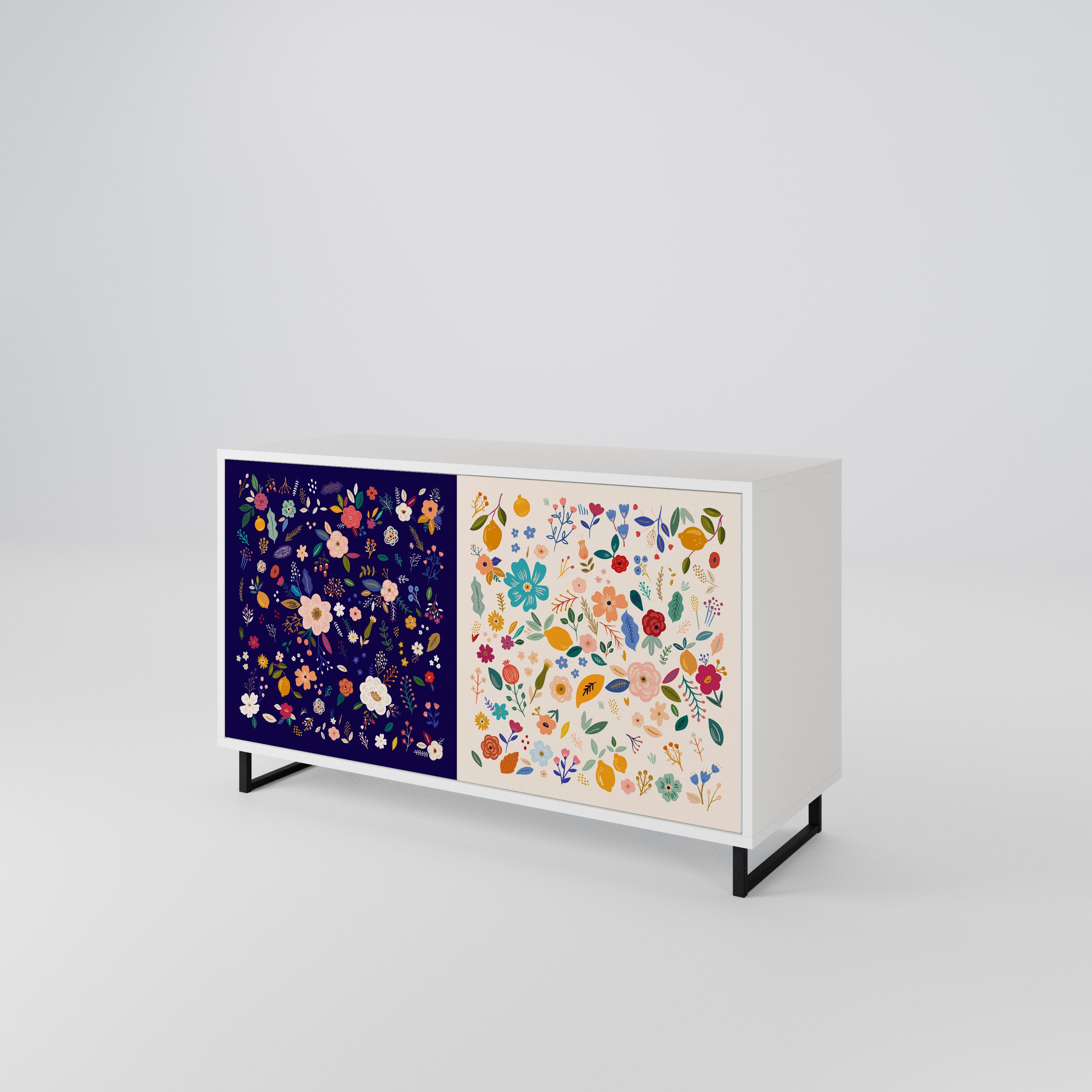 FLORAL COMBINATION 2-Door Sideboard