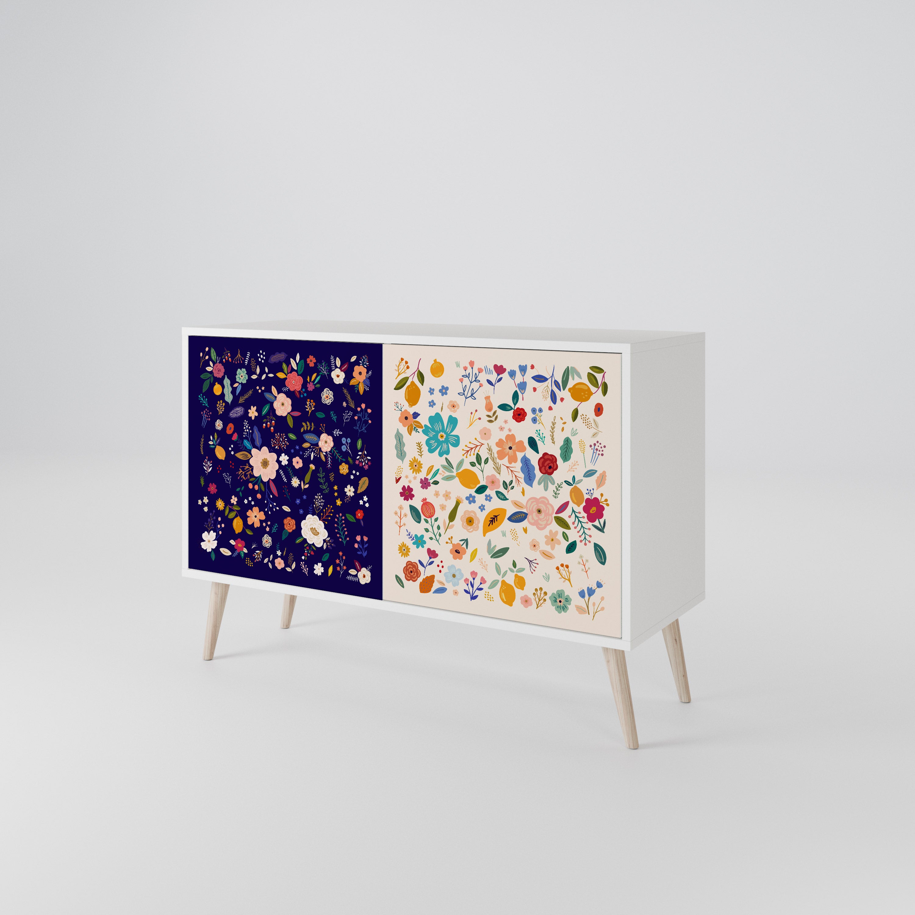 FLORAL COMBINATION 2-Door Sideboard