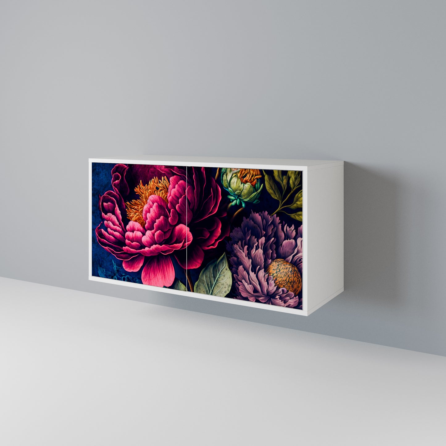 BLOOMING ELEGANCE Skänk med två dörrar