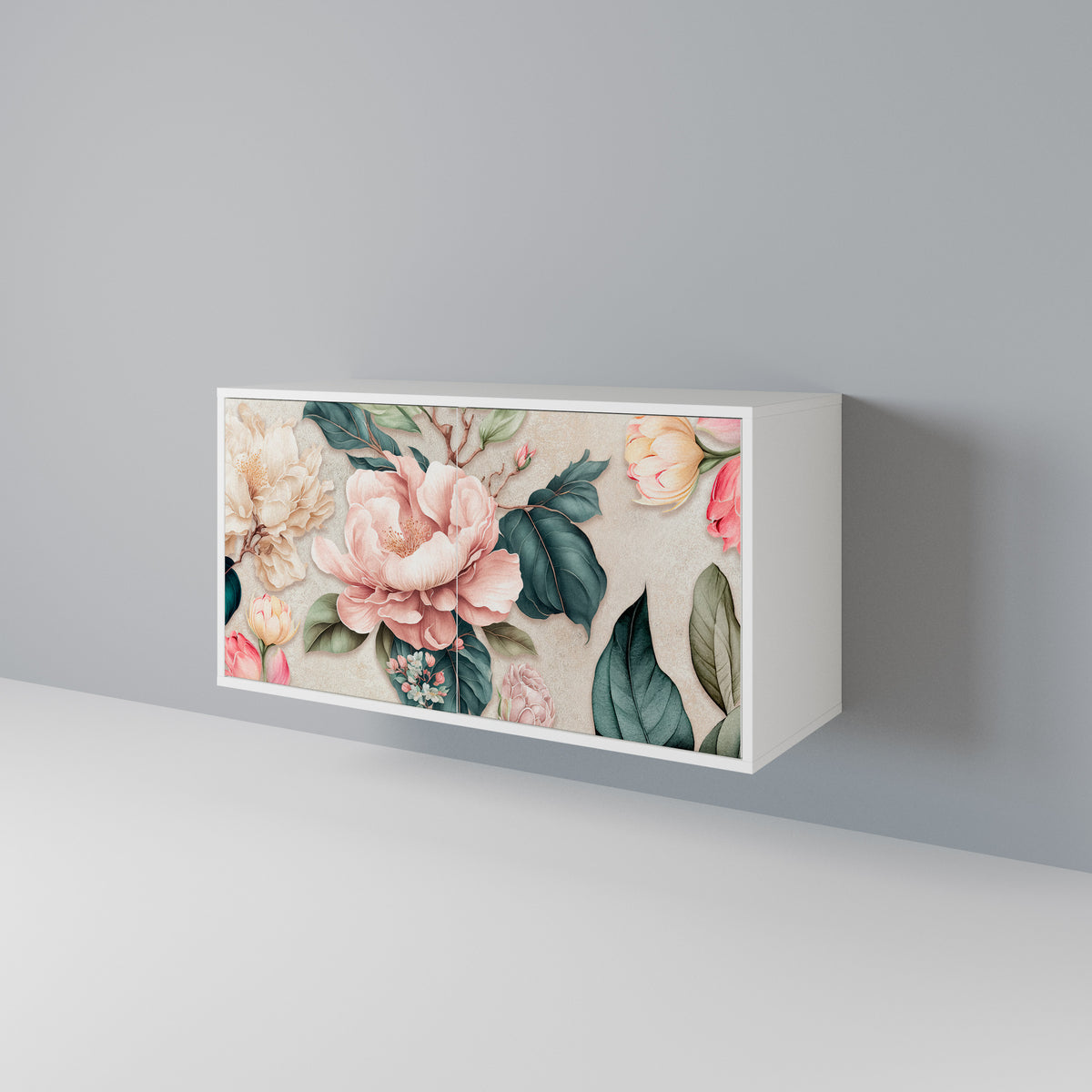 FLORAL GRACE Skänk med två dörrar