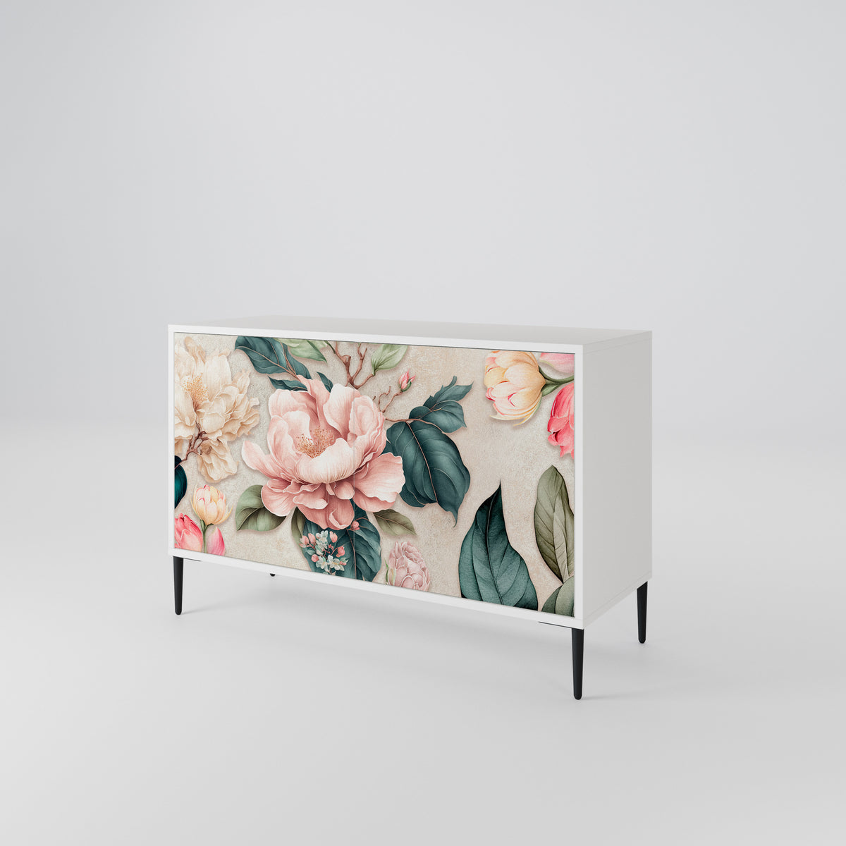 FLORAL GRACE Skänk med två dörrar