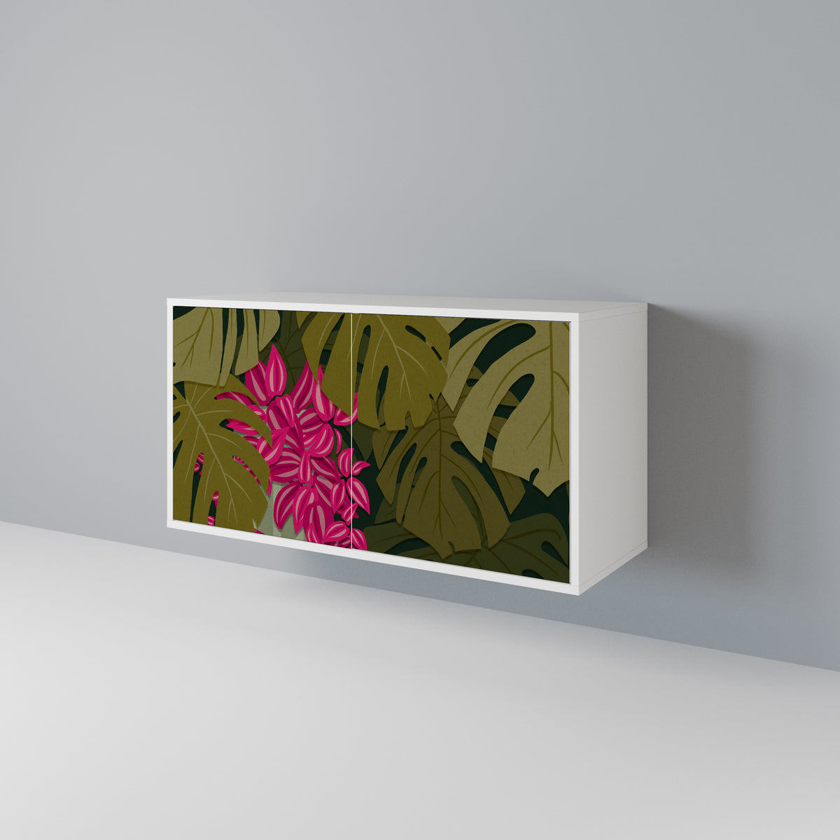 TROPICAL BEAUTY Skänk med två dörrar