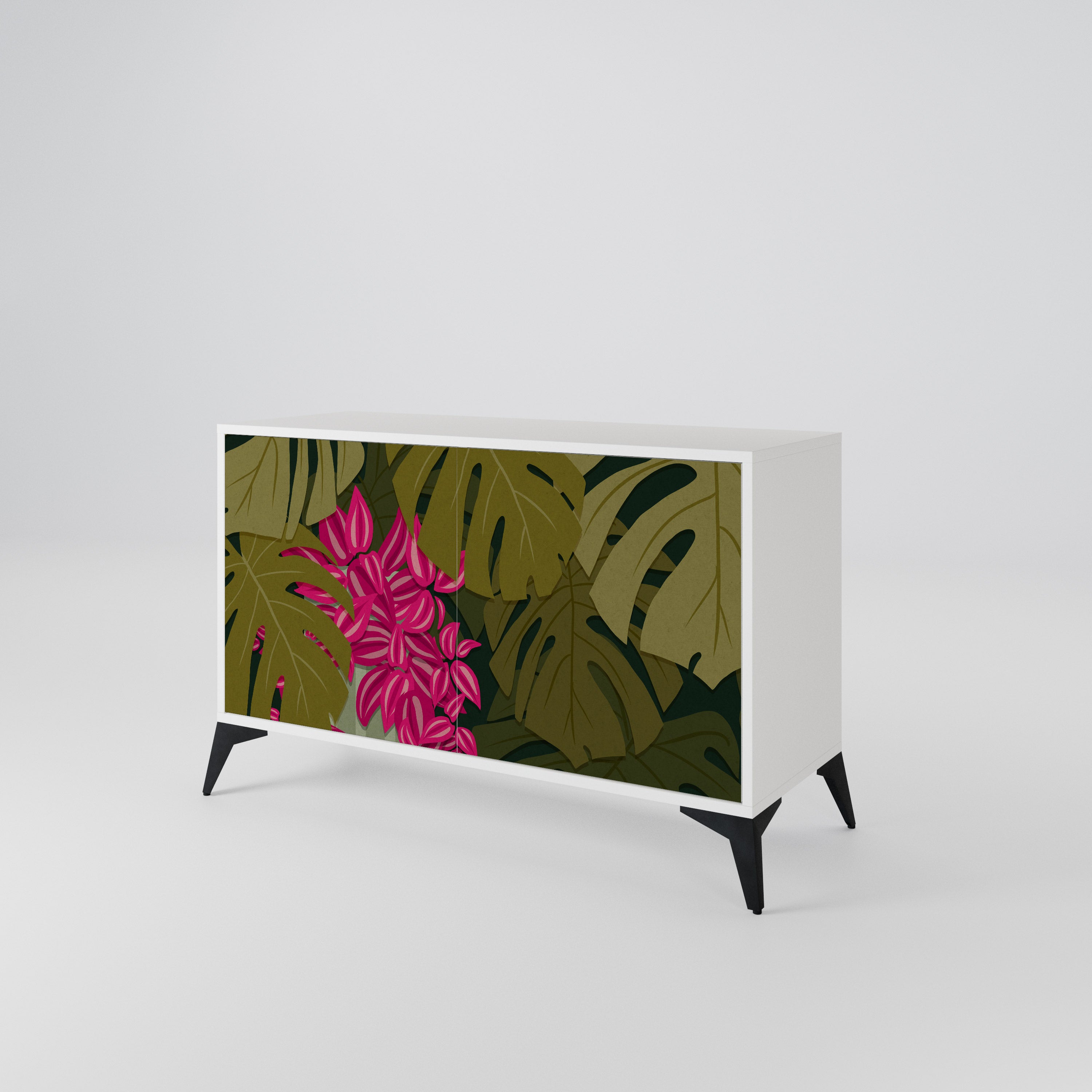 TROPICAL BEAUTY Skänk med två dörrar
