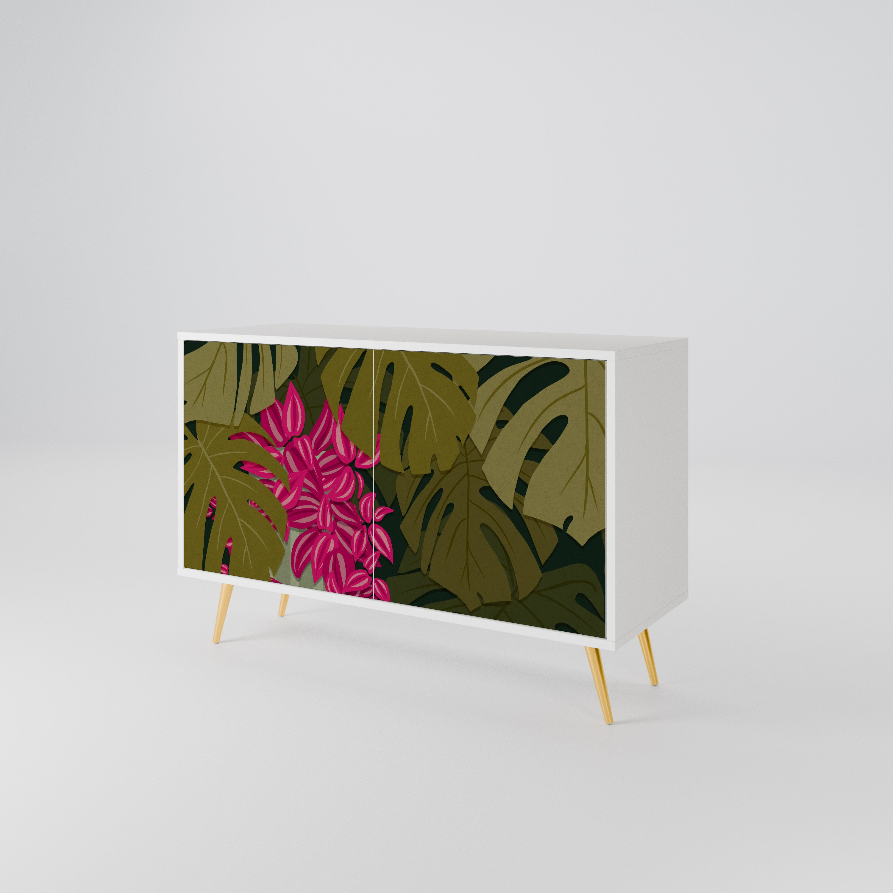 TROPICAL BEAUTY Skänk med två dörrar