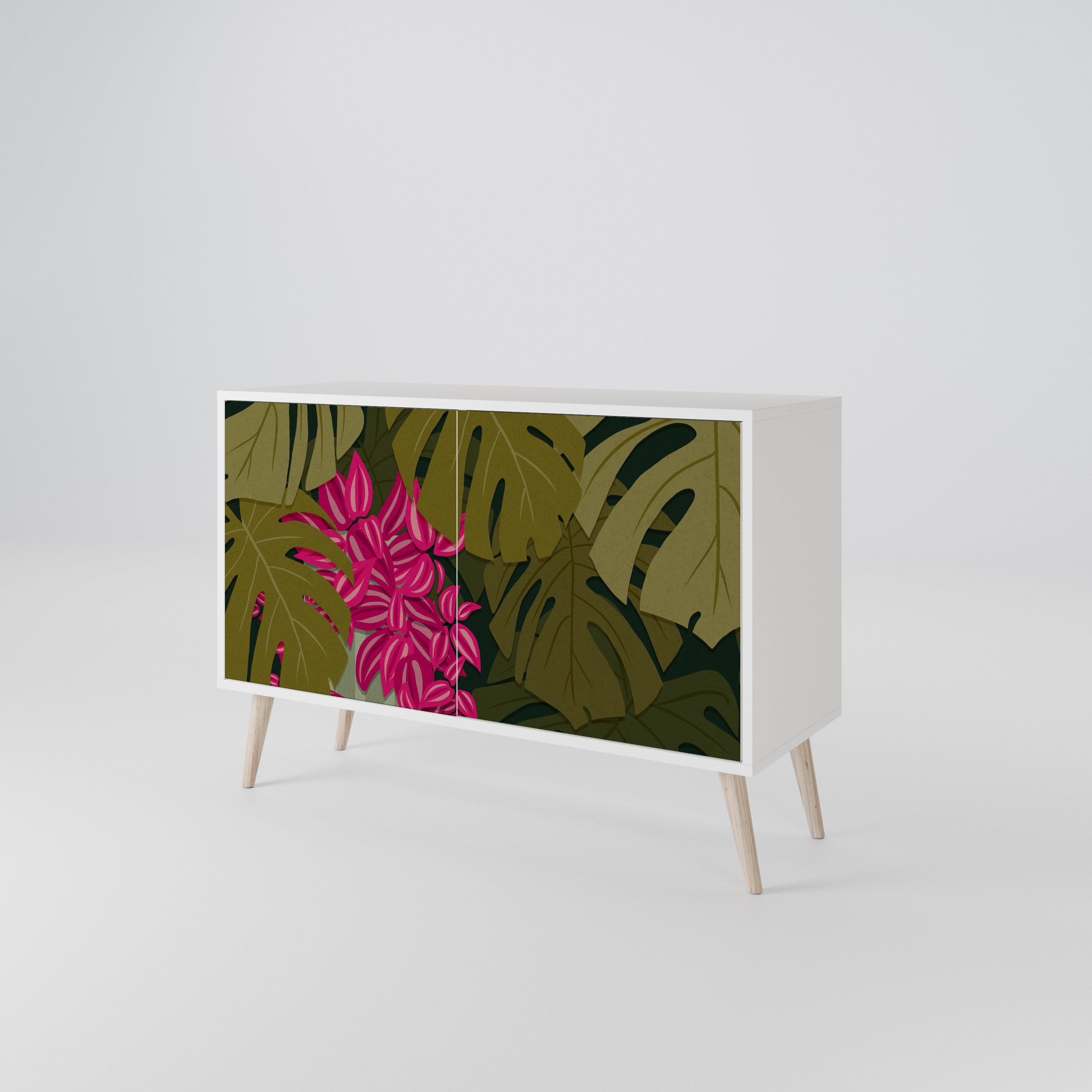 TROPICAL BEAUTY Skänk med två dörrar