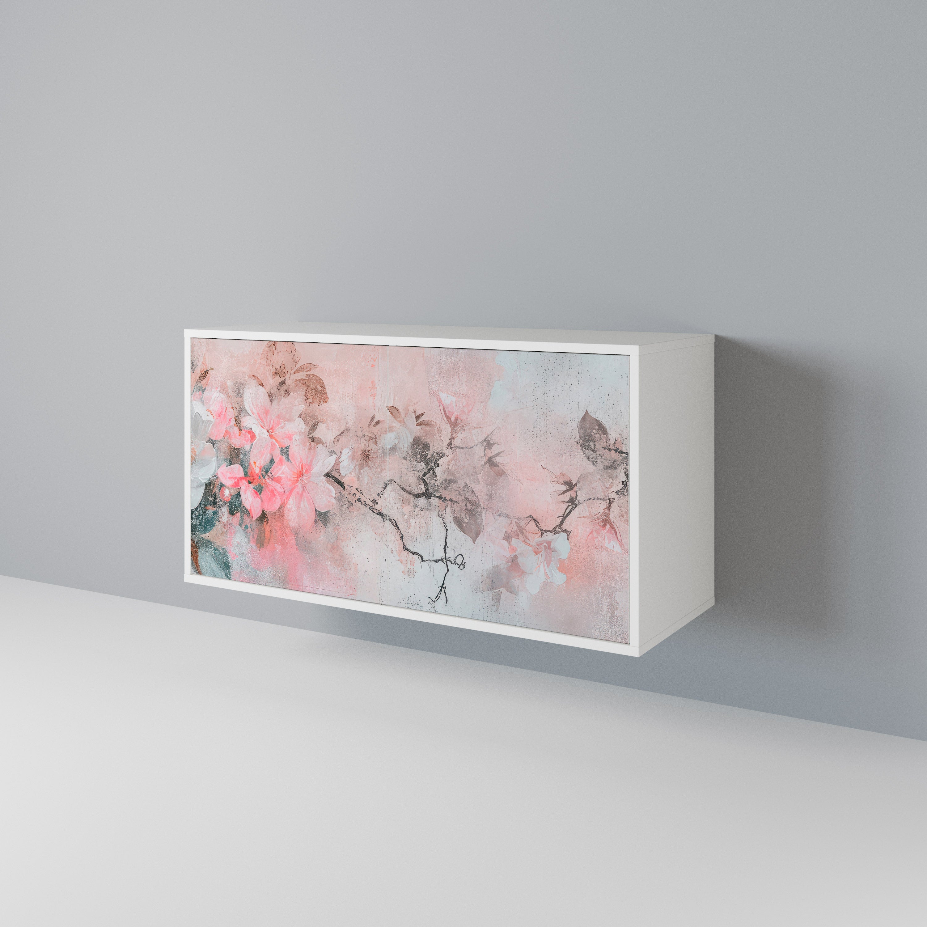 CHERRY BLOSSOM Skänk med två dörrar