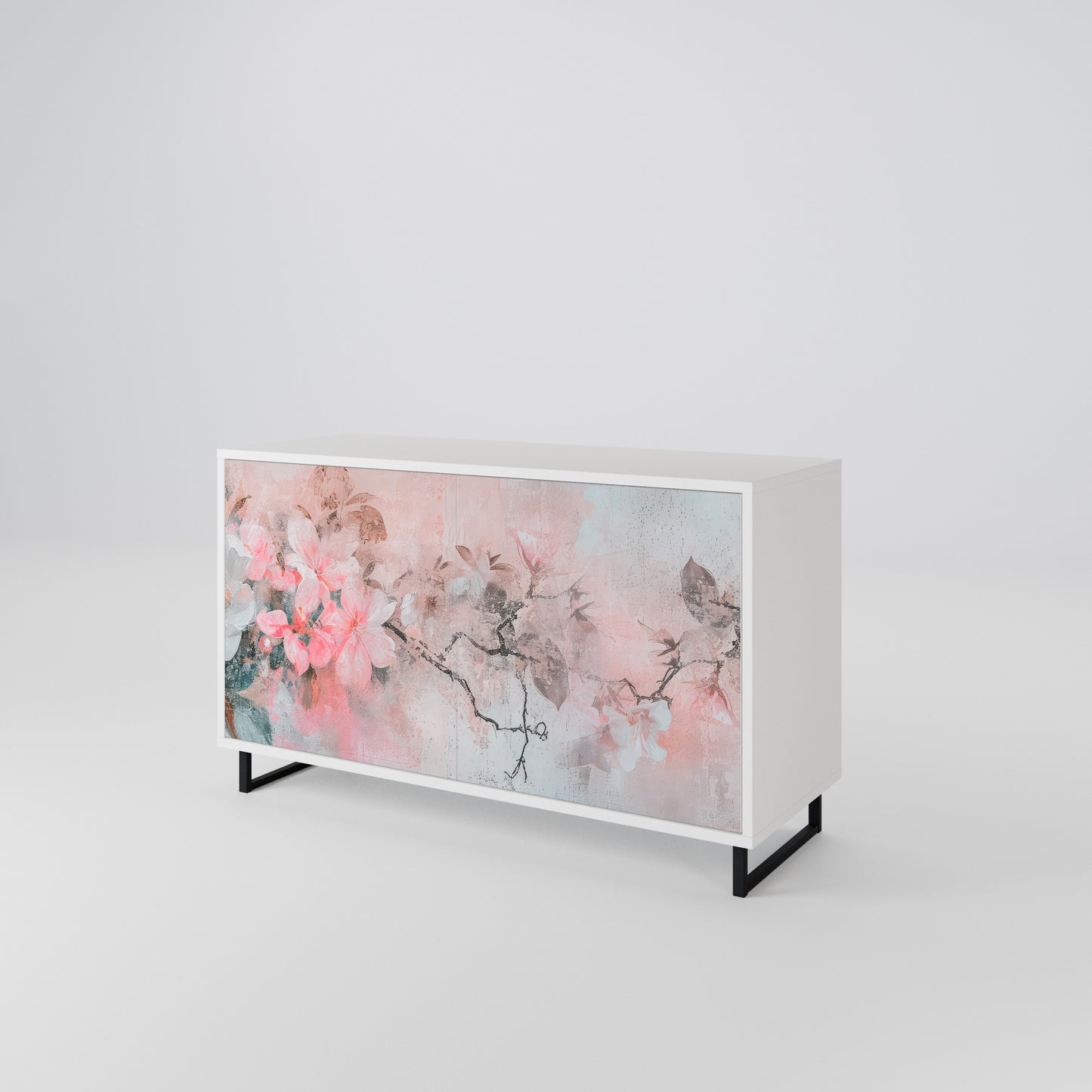 CHERRY BLOSSOM Skänk med två dörrar