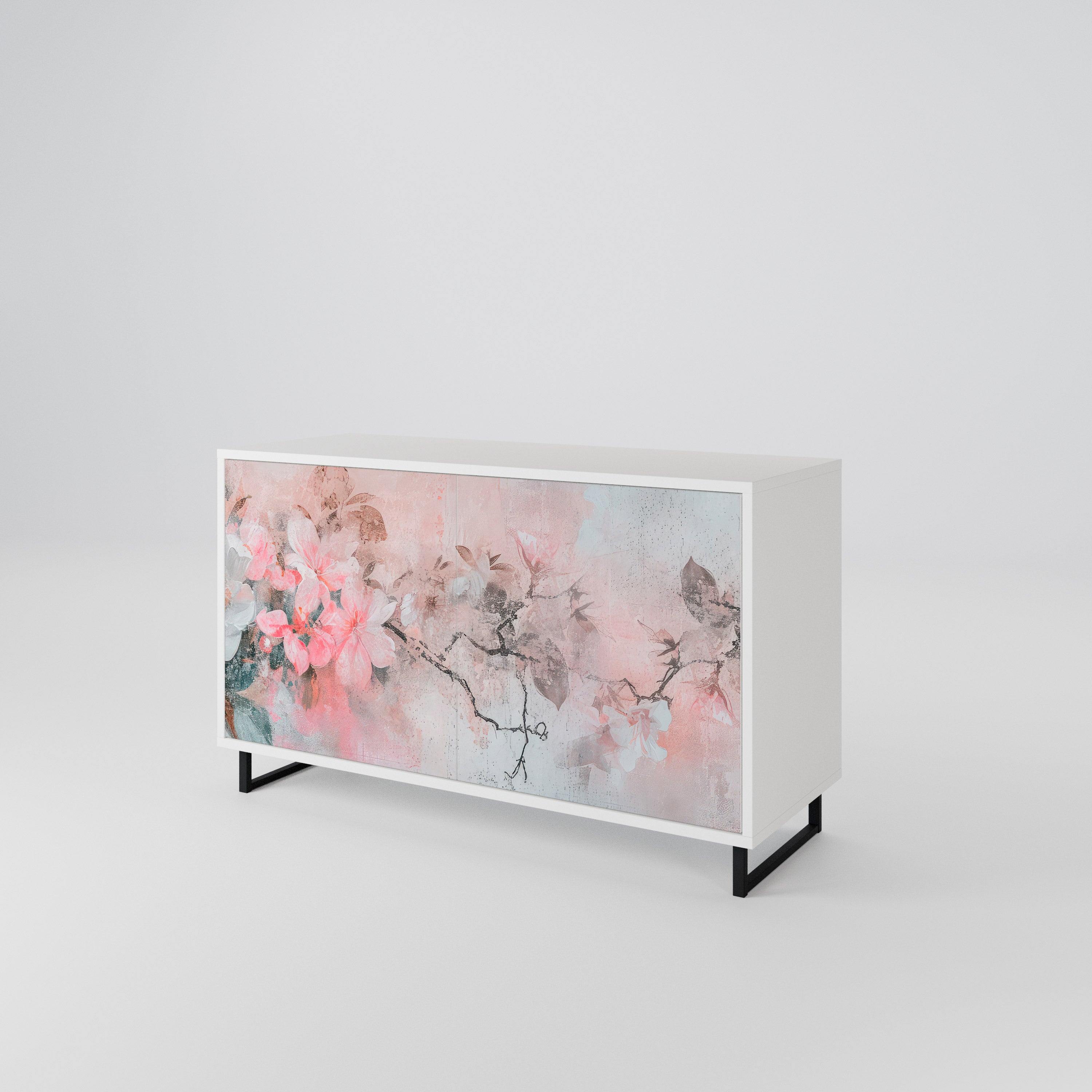CHERRY BLOSSOM Skänk med två dörrar
