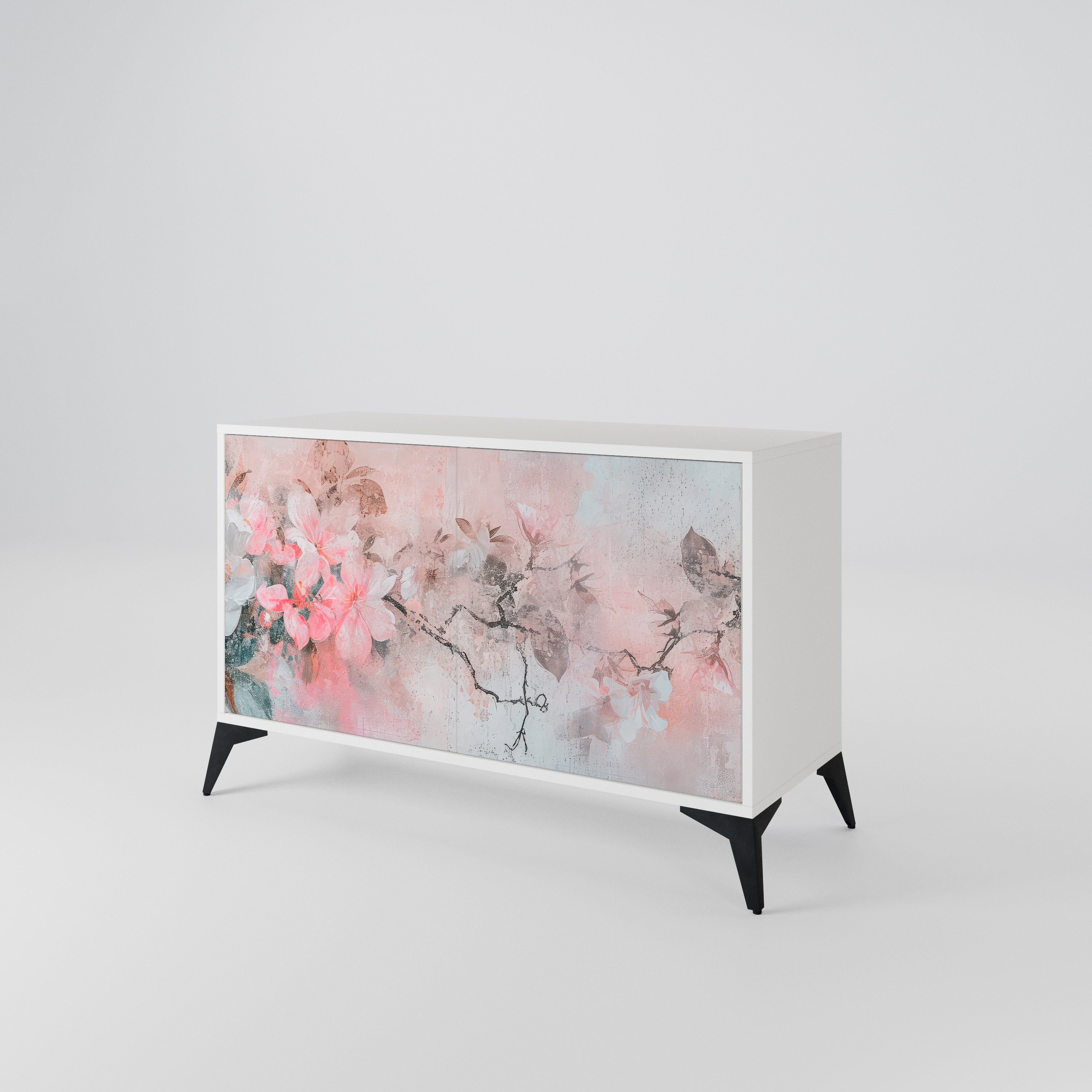 CHERRY BLOSSOM Skänk med två dörrar