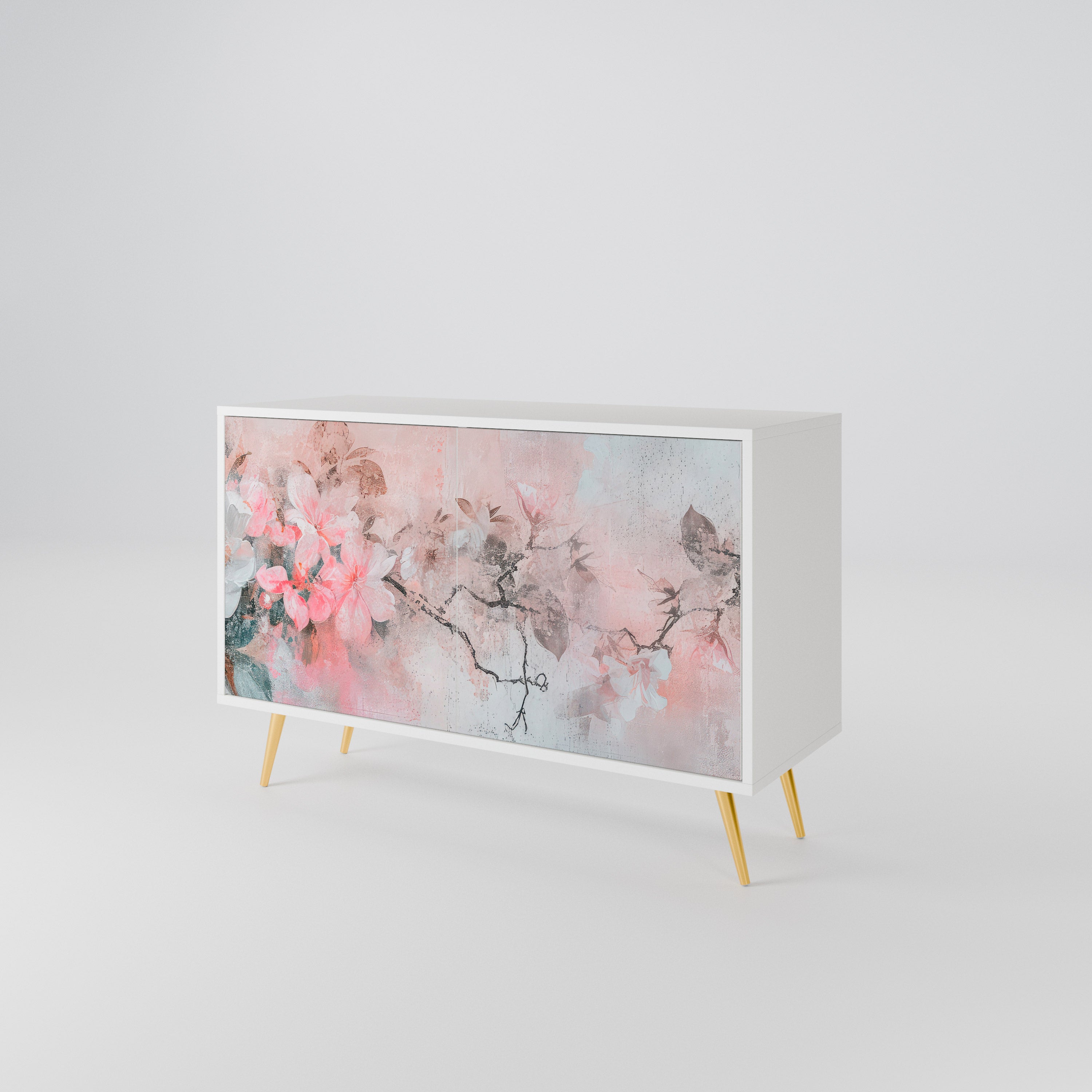 CHERRY BLOSSOM Skänk med två dörrar