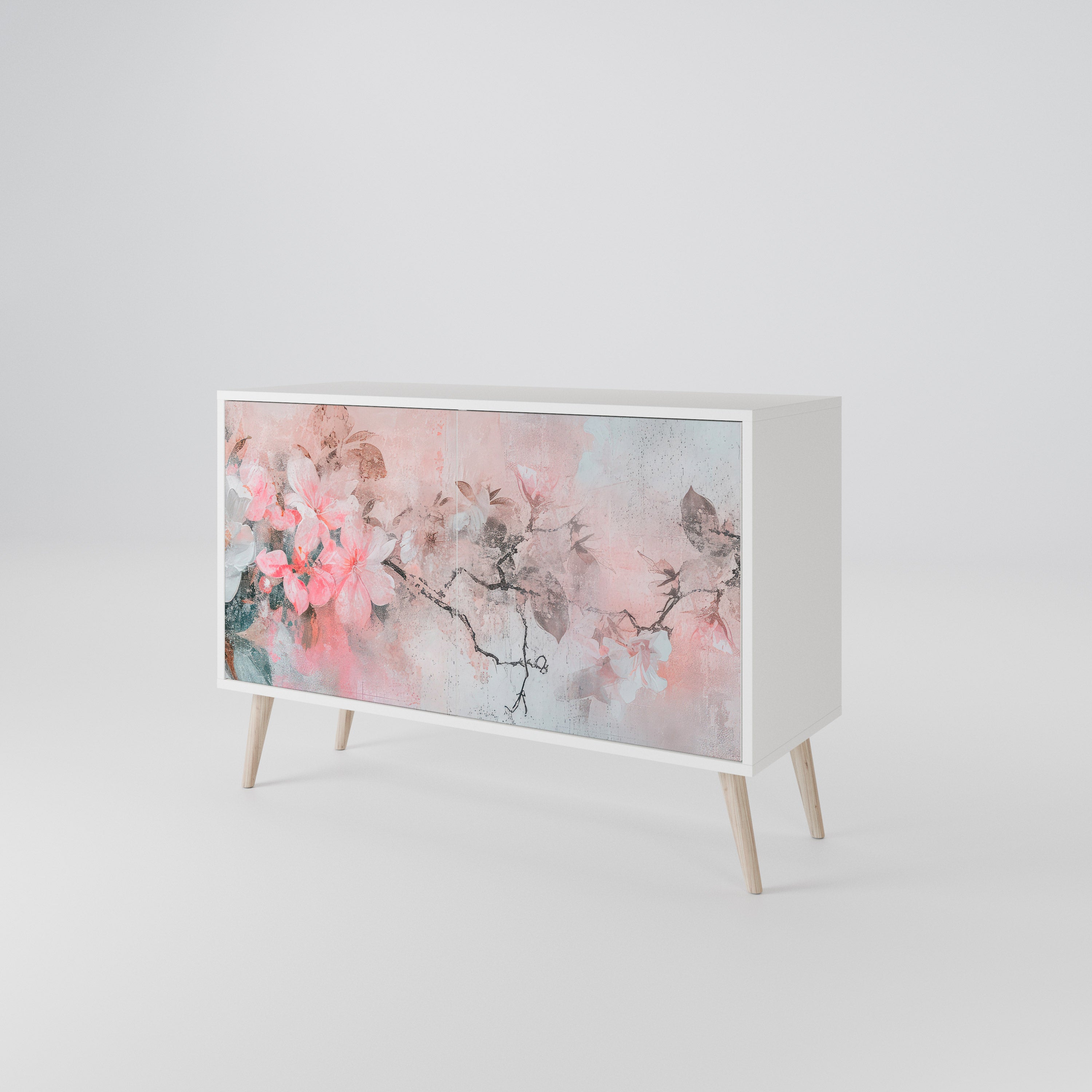 CHERRY BLOSSOM Skänk med två dörrar