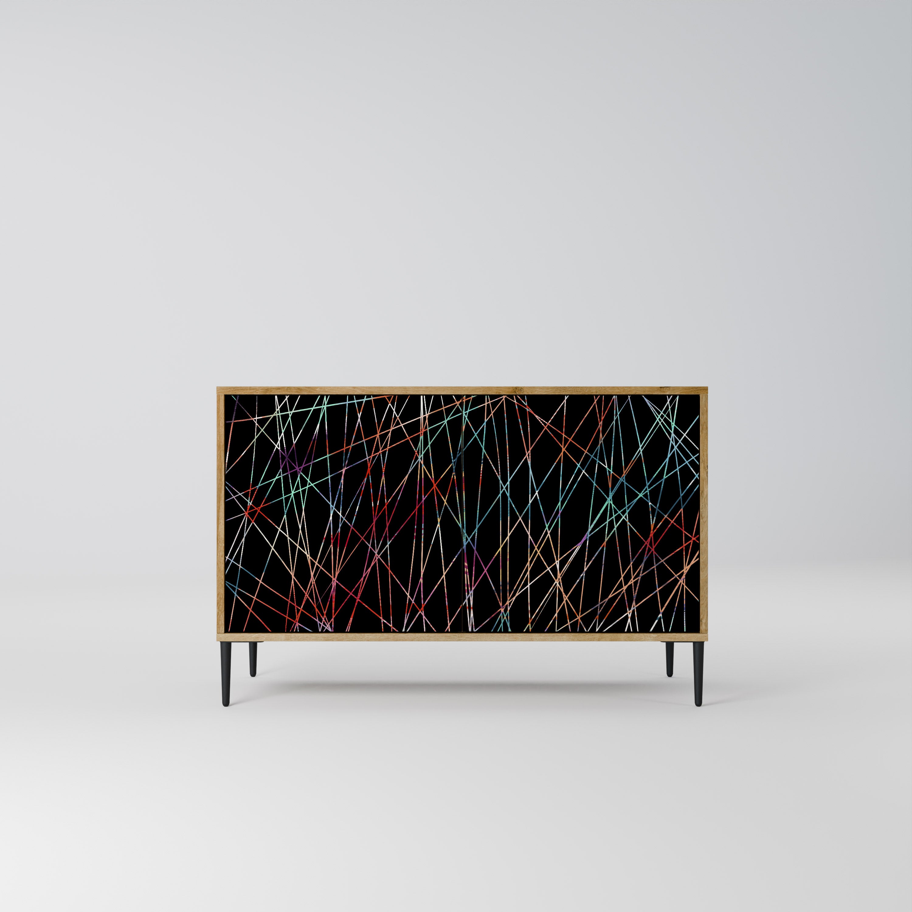 LUMINOUS SNARE 2-Door Sideboard in Oak Effect