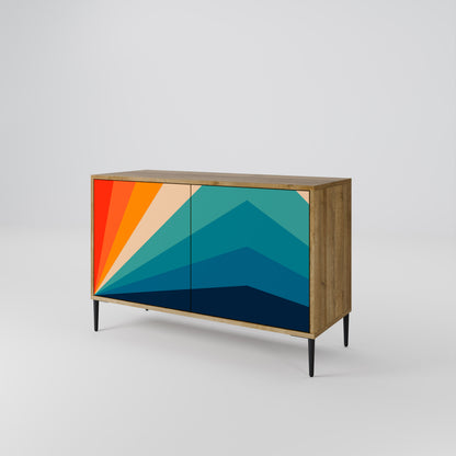 PRISM CONCUSSION 2-Door Sideboard in Oak Effect