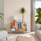 GEOMETRIC GLIMMER 2-Door Sideboard
