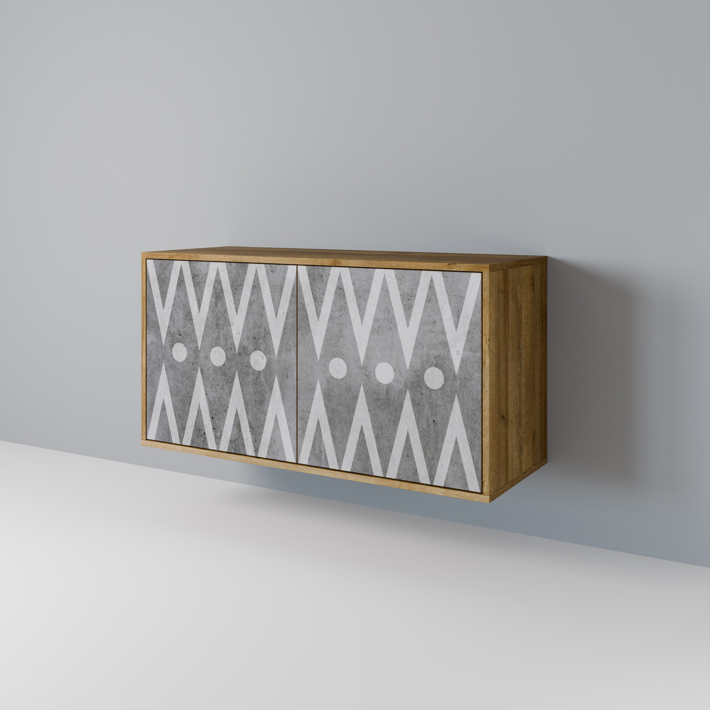 SHARP EDGES 2-Door Sideboard