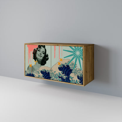 KANAGAWA BEAUTY Skänk med två dörrar