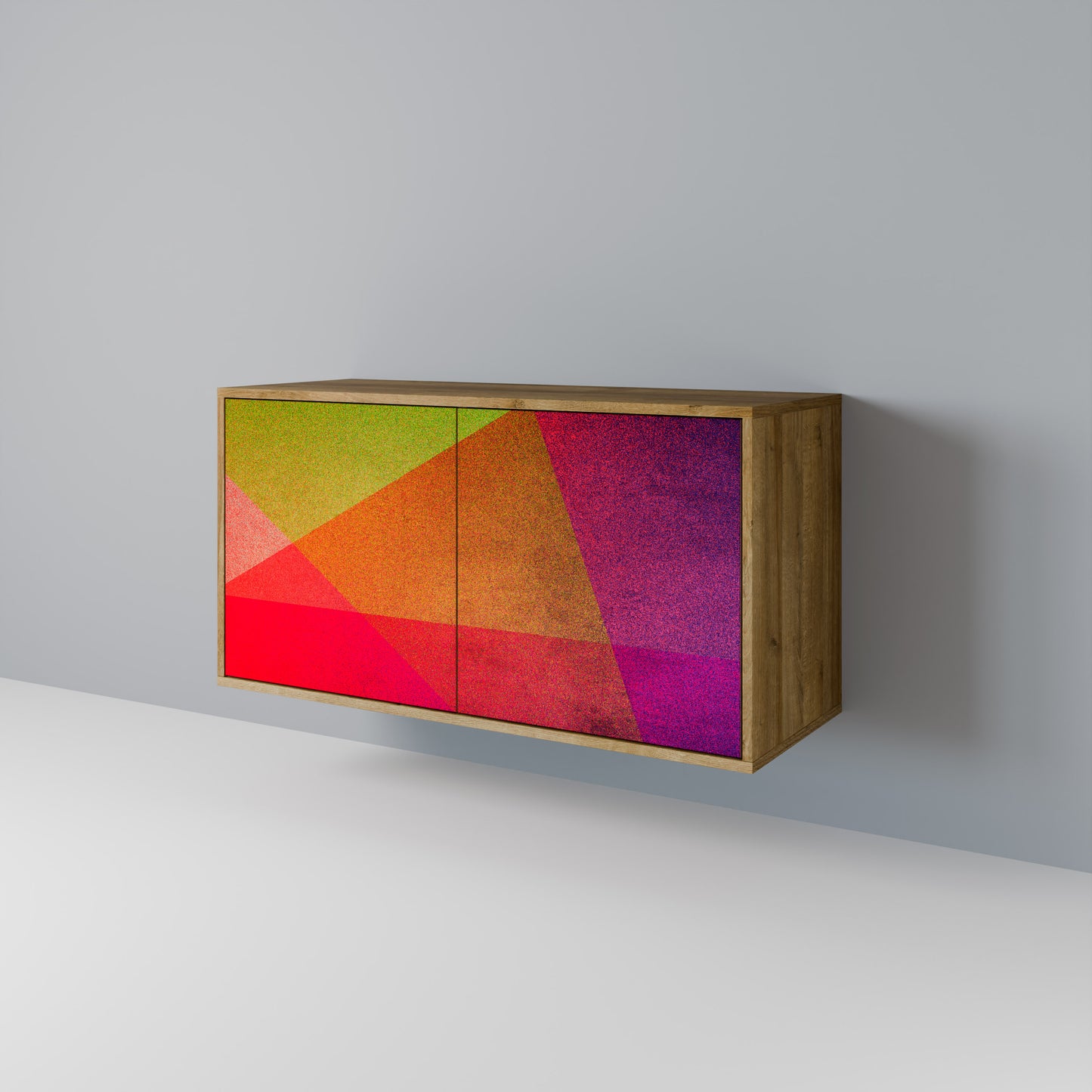 VIVID GEOMETRY Skänk med två dörrar