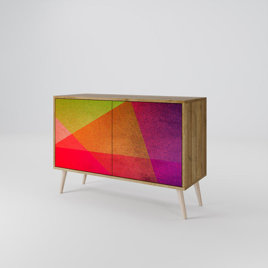 VIVID GEOMETRY Skänk med två dörrar